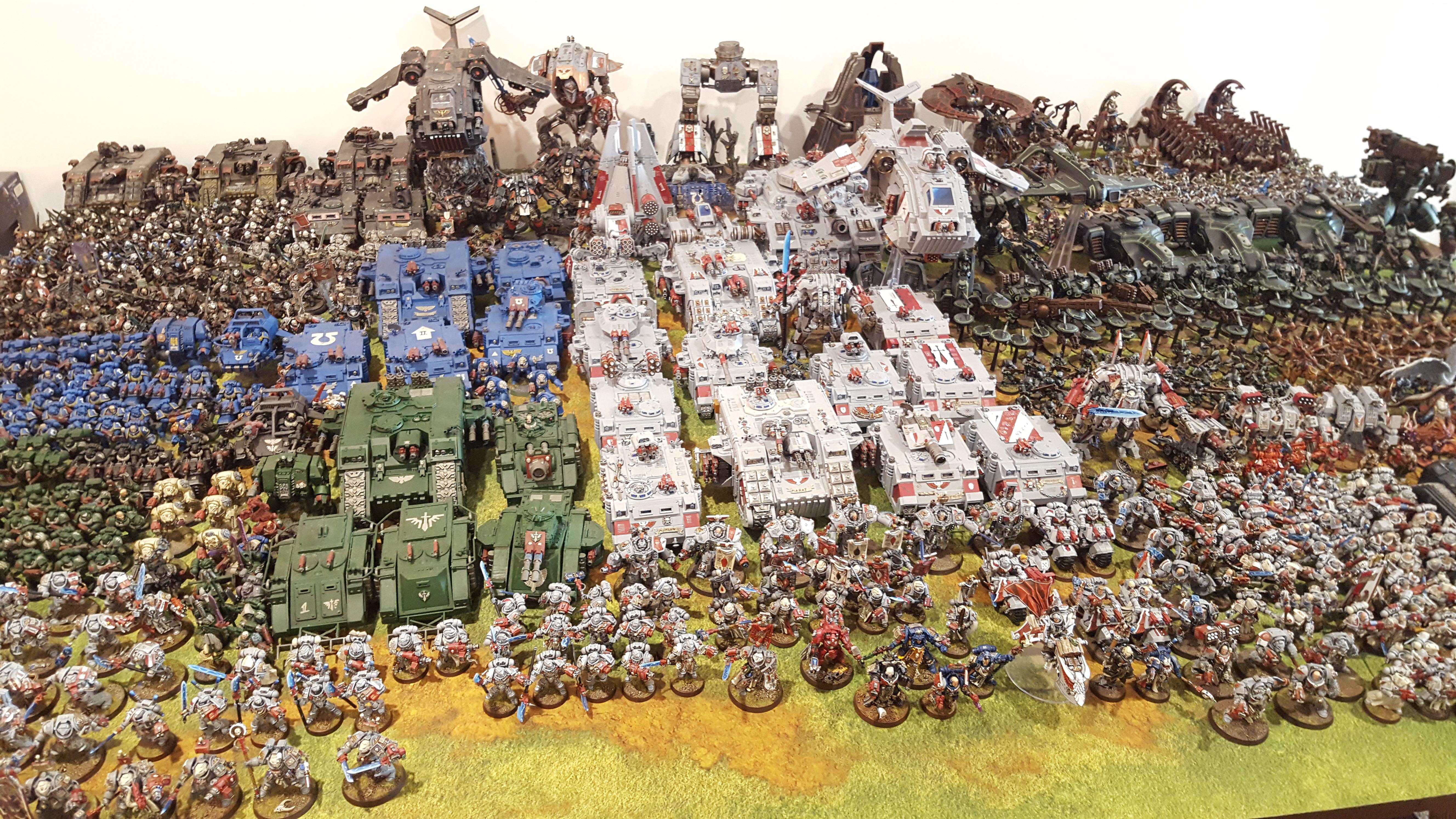 My painted models 2016 close Front