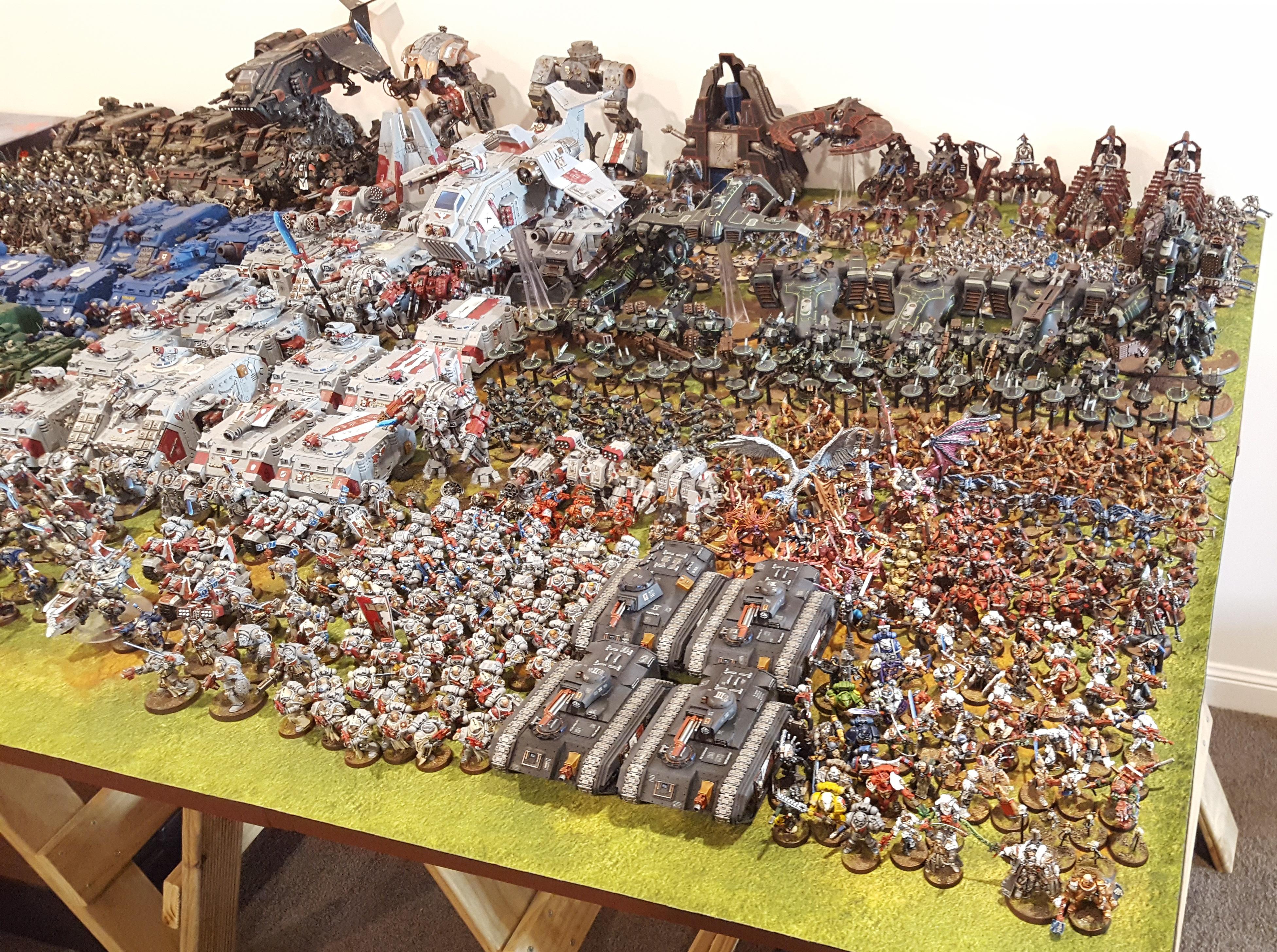 My painted models 2016 close Front right