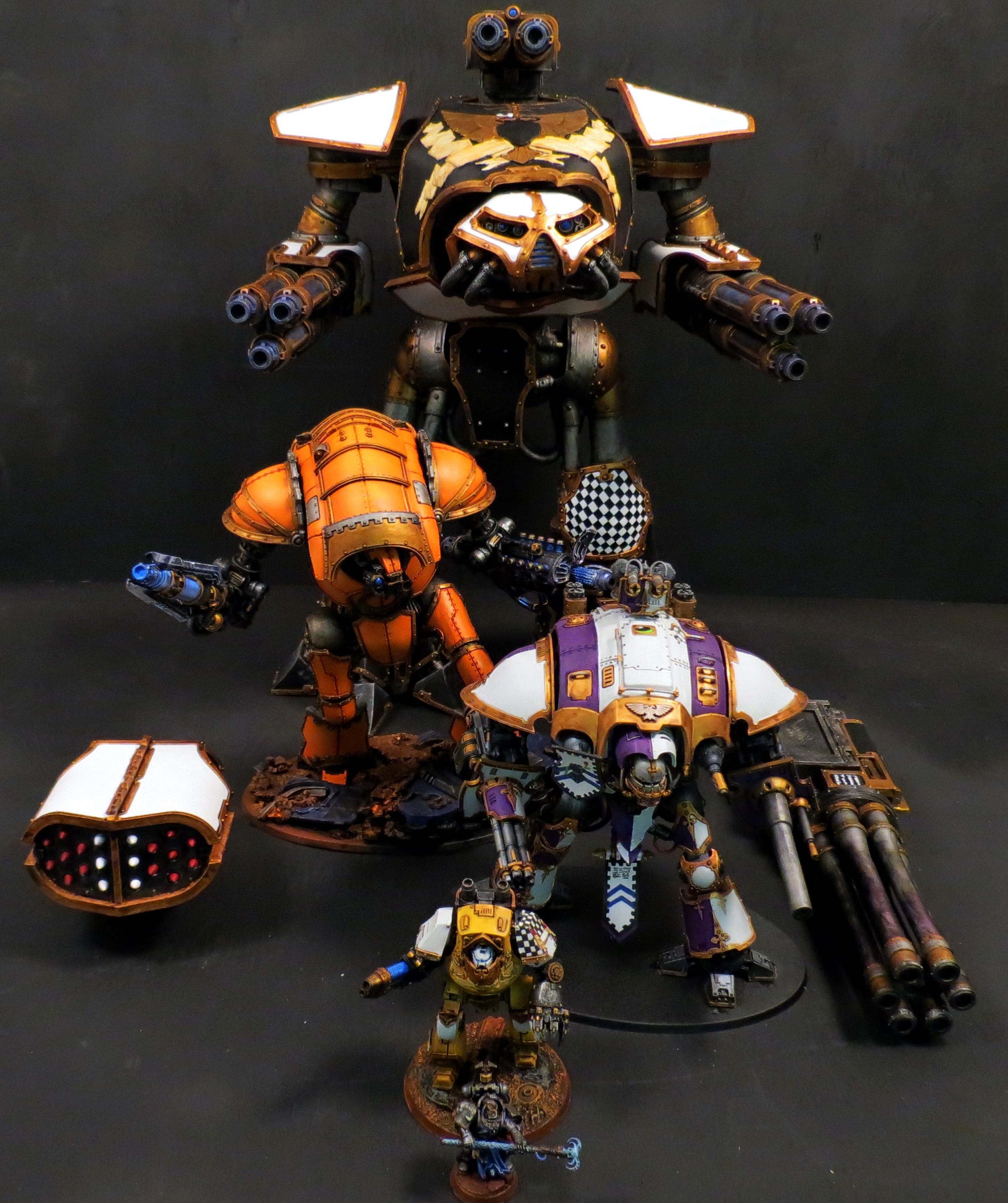 Atropos, Imperial Knight, Scale. Reaver, Size, Titan