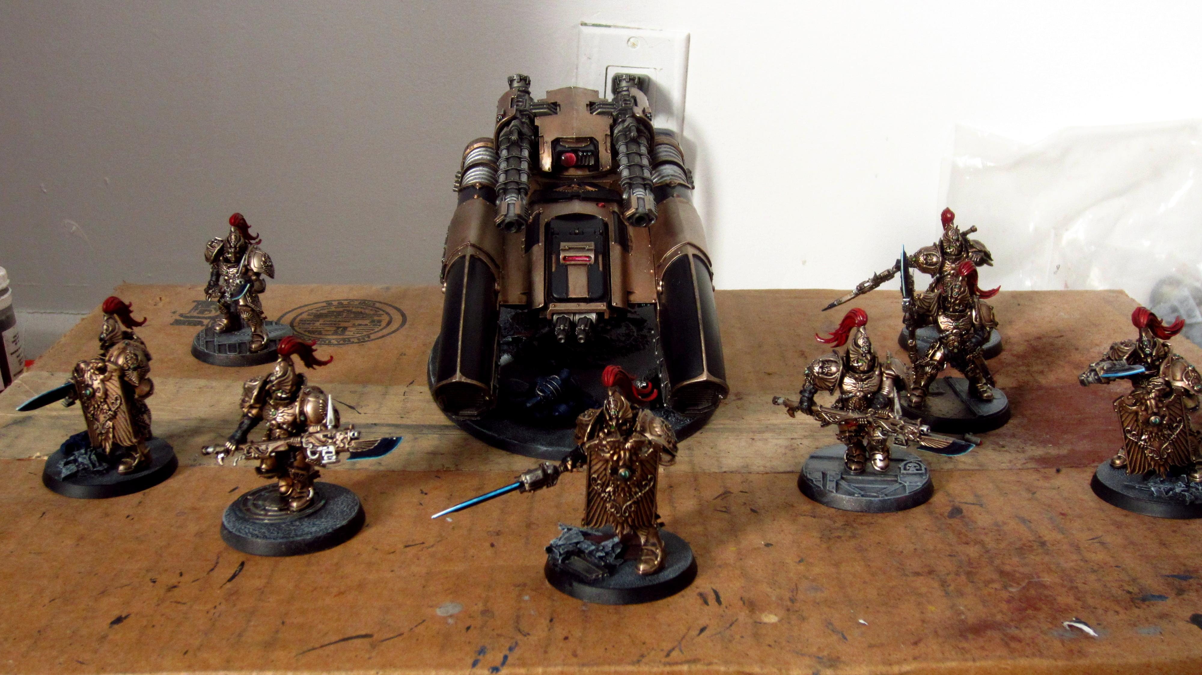 30k, Custodes, Gold, Horus Heresy, Red, Ten Thousand