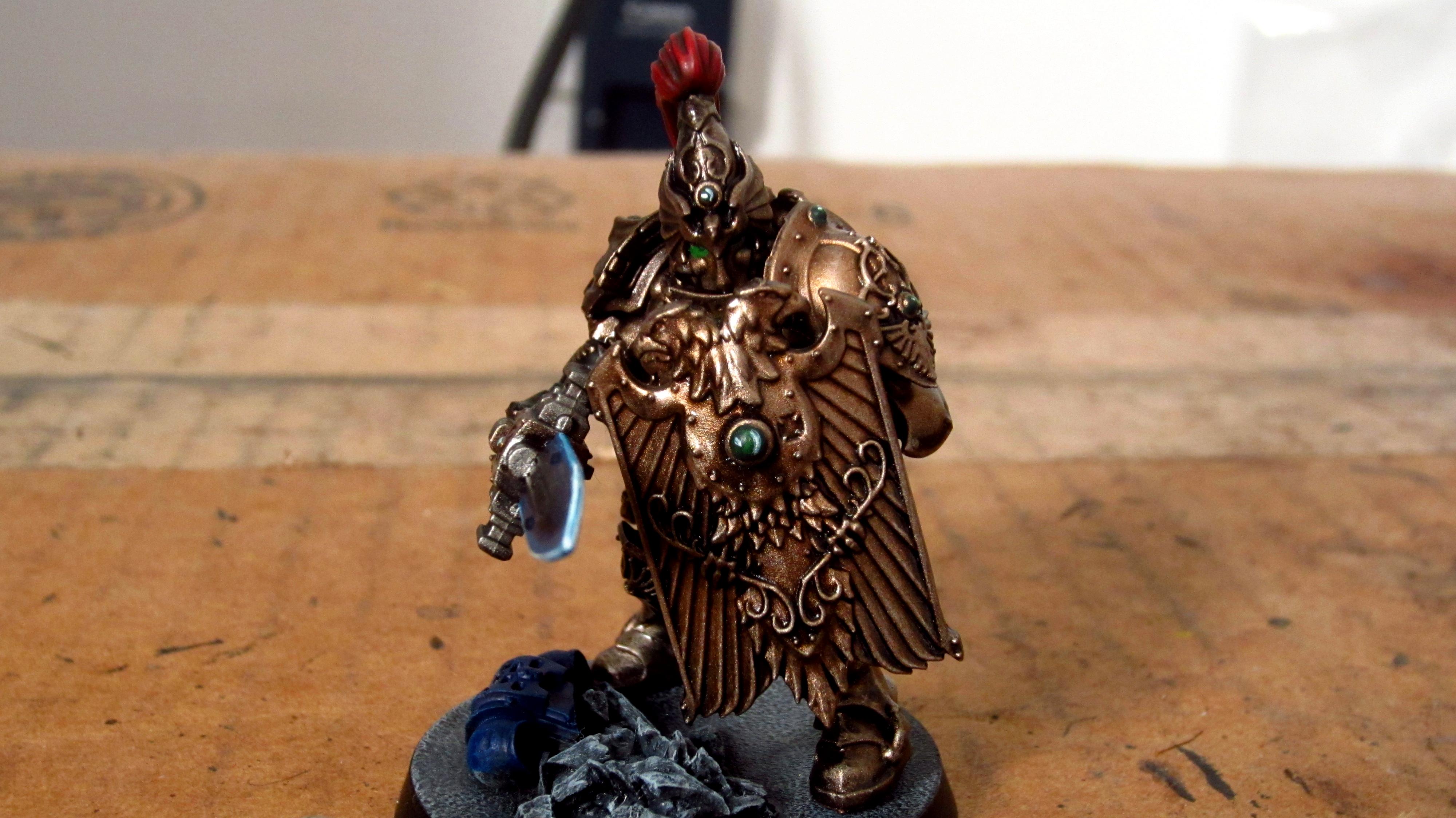 30k, Custodes, Gold, Horus Heresy, Red, Sentinel Guard, Shields, Ten Thousand