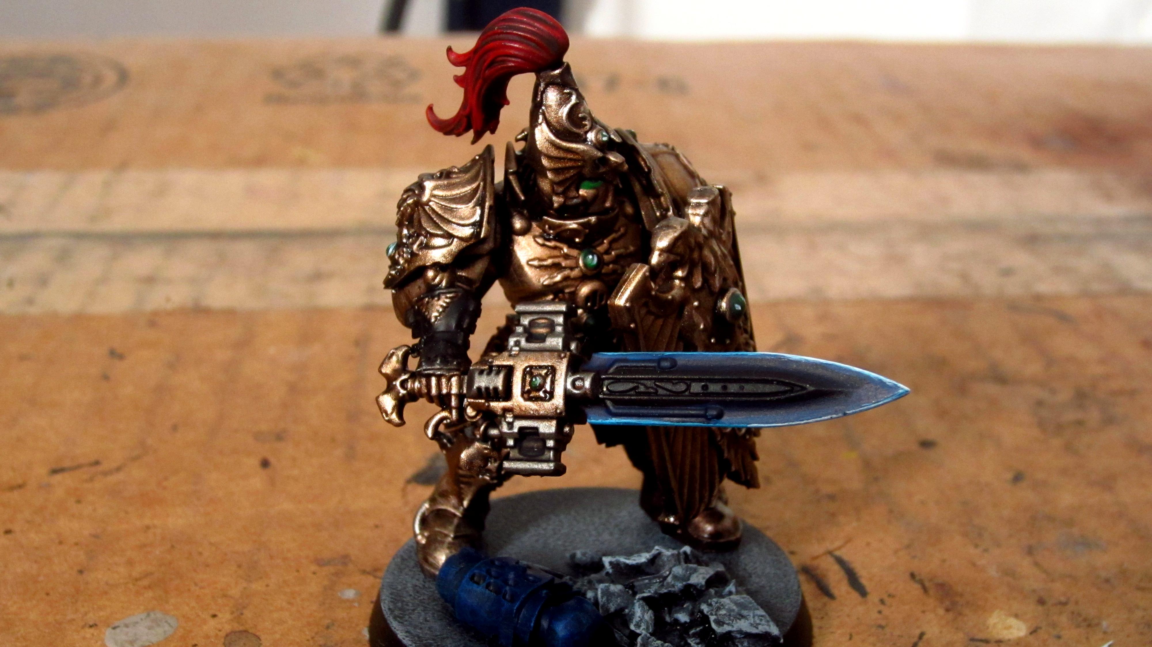 30k, Custodes, Gold, Horus Heresy, Red, Sentinel Guard, Shields, Ten Thousand