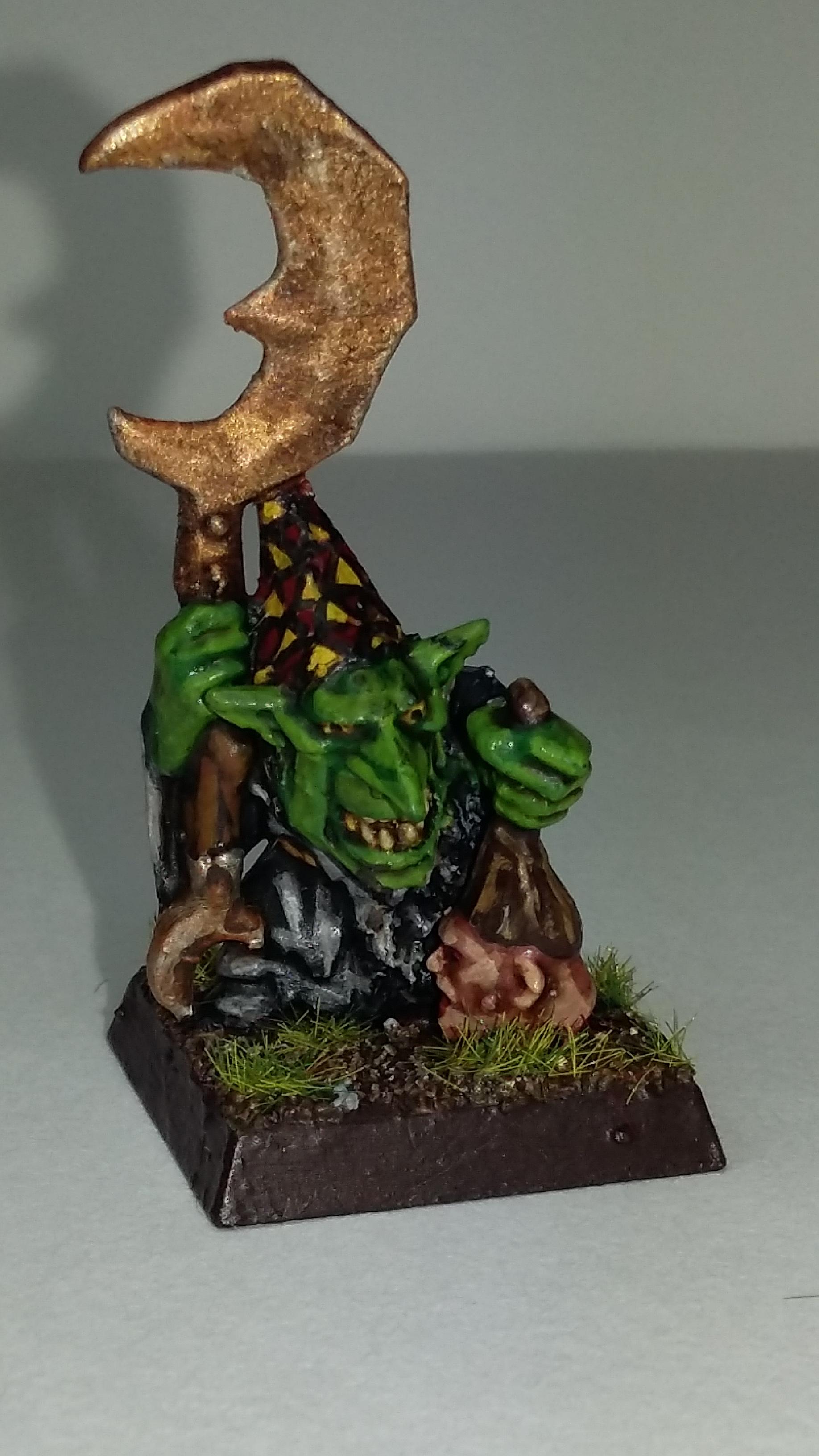 Goblin Shaman, Night Goblin Boss, Front