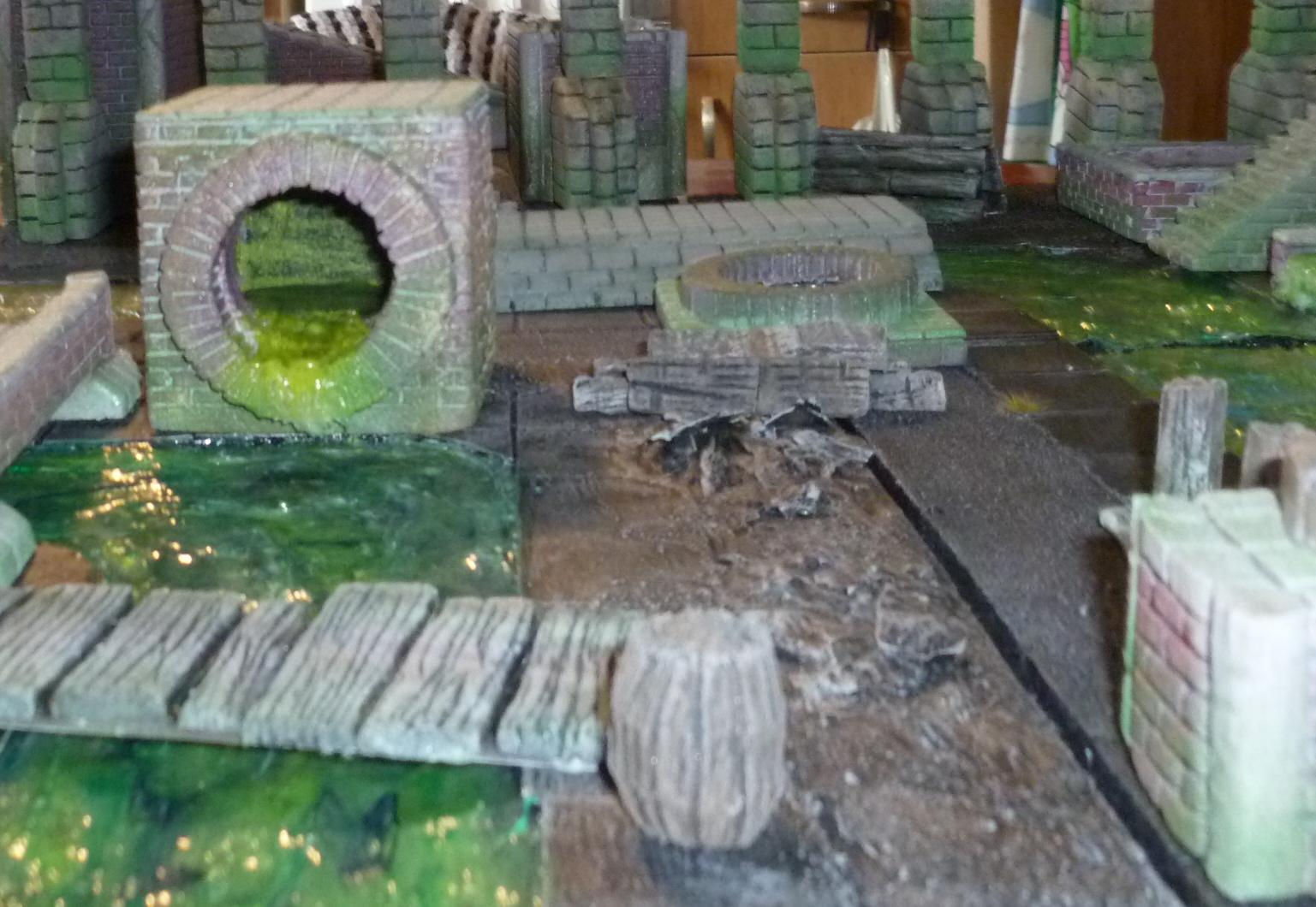 Drain, Dungeon, Terrain