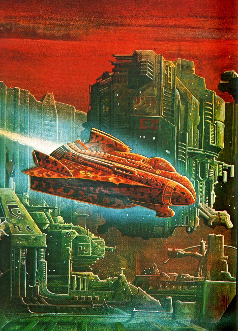 70s, Artwork, Copyright Original Artists, Retro, Science Fiction, Space Ship