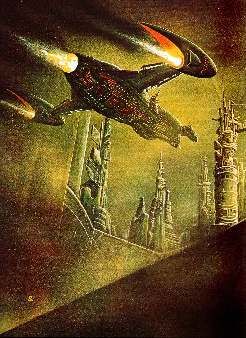 70s, Artwork, Copyright Original Artists, Retro, Science Fiction, Space Ship