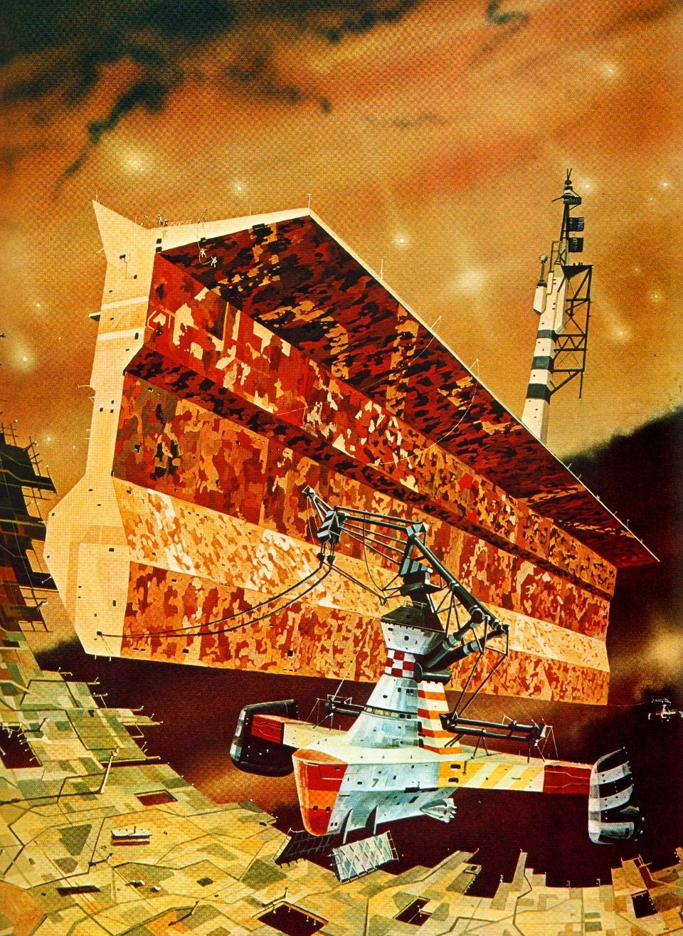 70s, Artwork, Copyright Original Artists, Retro, Science Fiction, Space Ship
