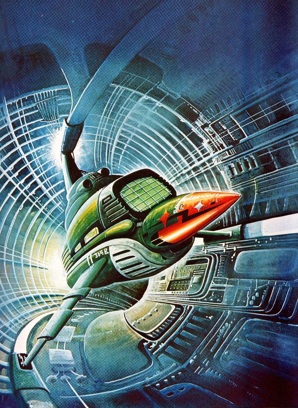 70s, Artwork, Copyright Original Artists, Retro, Science Fiction, Space Ship