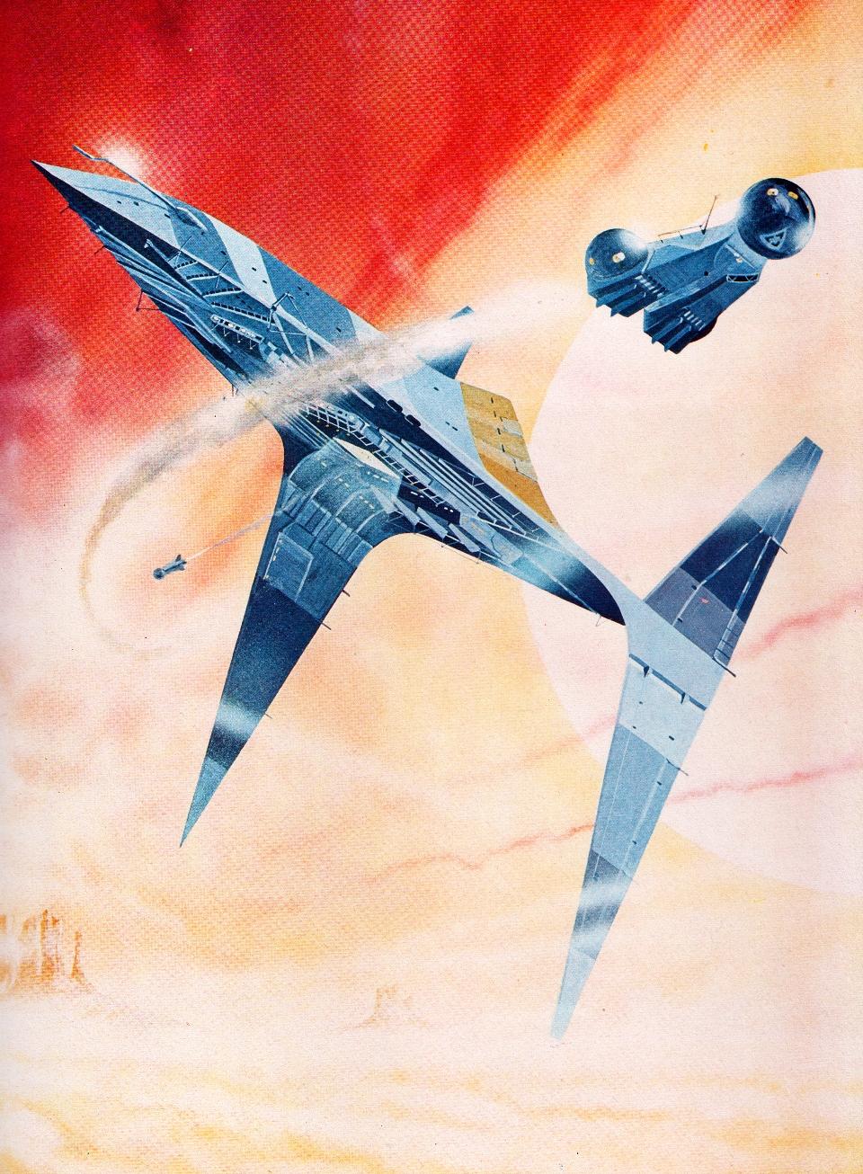 70s, Artwork, Copyright Original Artists, Retro, Science Fiction, Space Ship