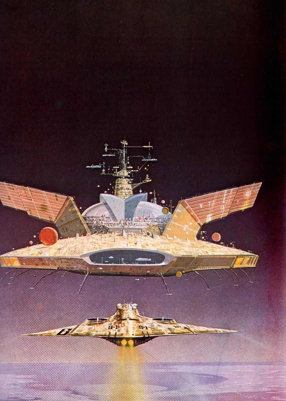 70s, Artwork, Copyright Original Artists, Retro, Science Fiction, Space Ship