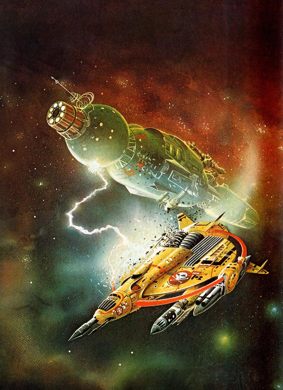 70s, Artwork, Copyright Original Artists, Retro, Science Fiction, Space Ship