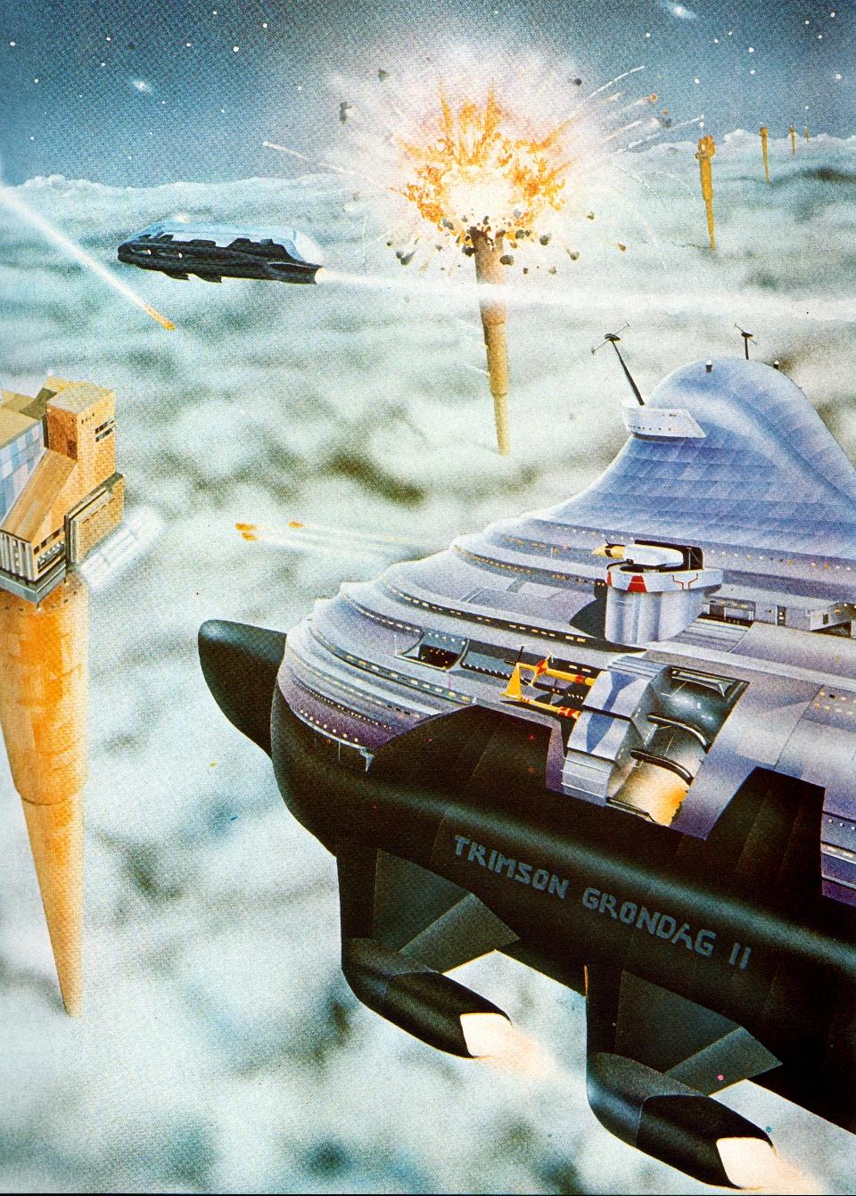 70s, Artwork, Copyright Original Artists, Retro, Science Fiction, Space Ship