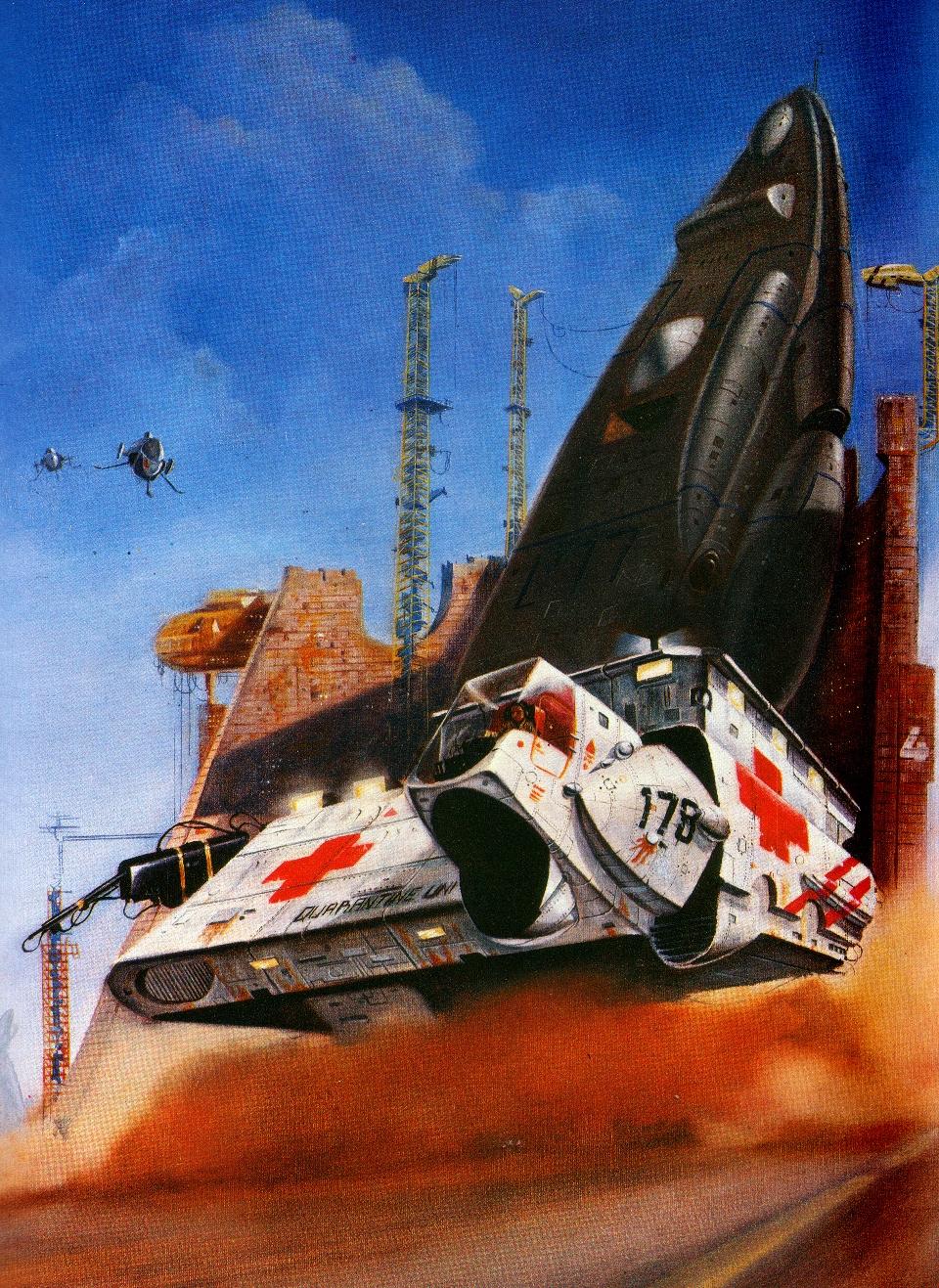 70s, Artwork, Copyright Original Artists, Retro, Science Fiction, Space Ship