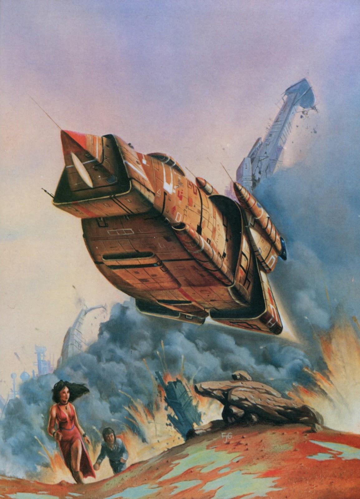 70s, Artwork, Copyright Original Artists, Retro, Science Fiction, Space Ship