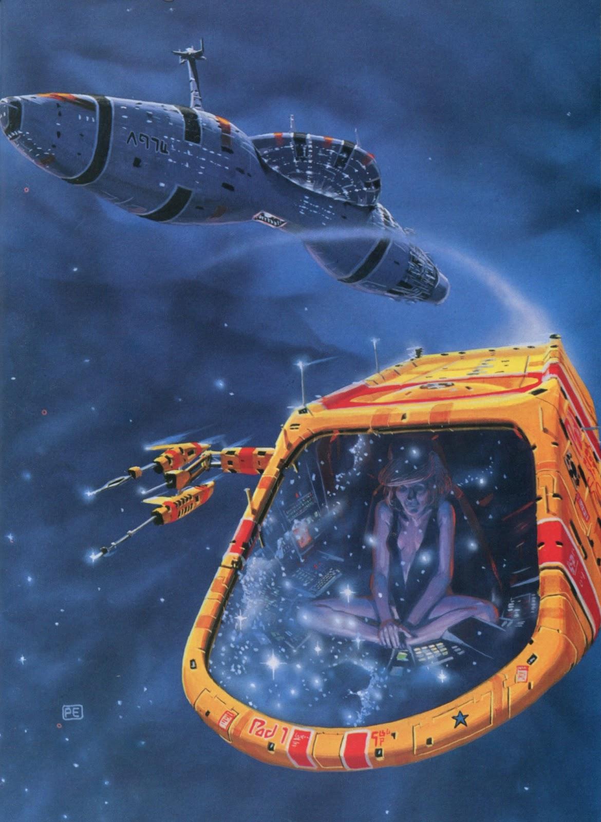 70s, Artwork, Copyright Original Artists, Retro, Science Fiction, Space Ship