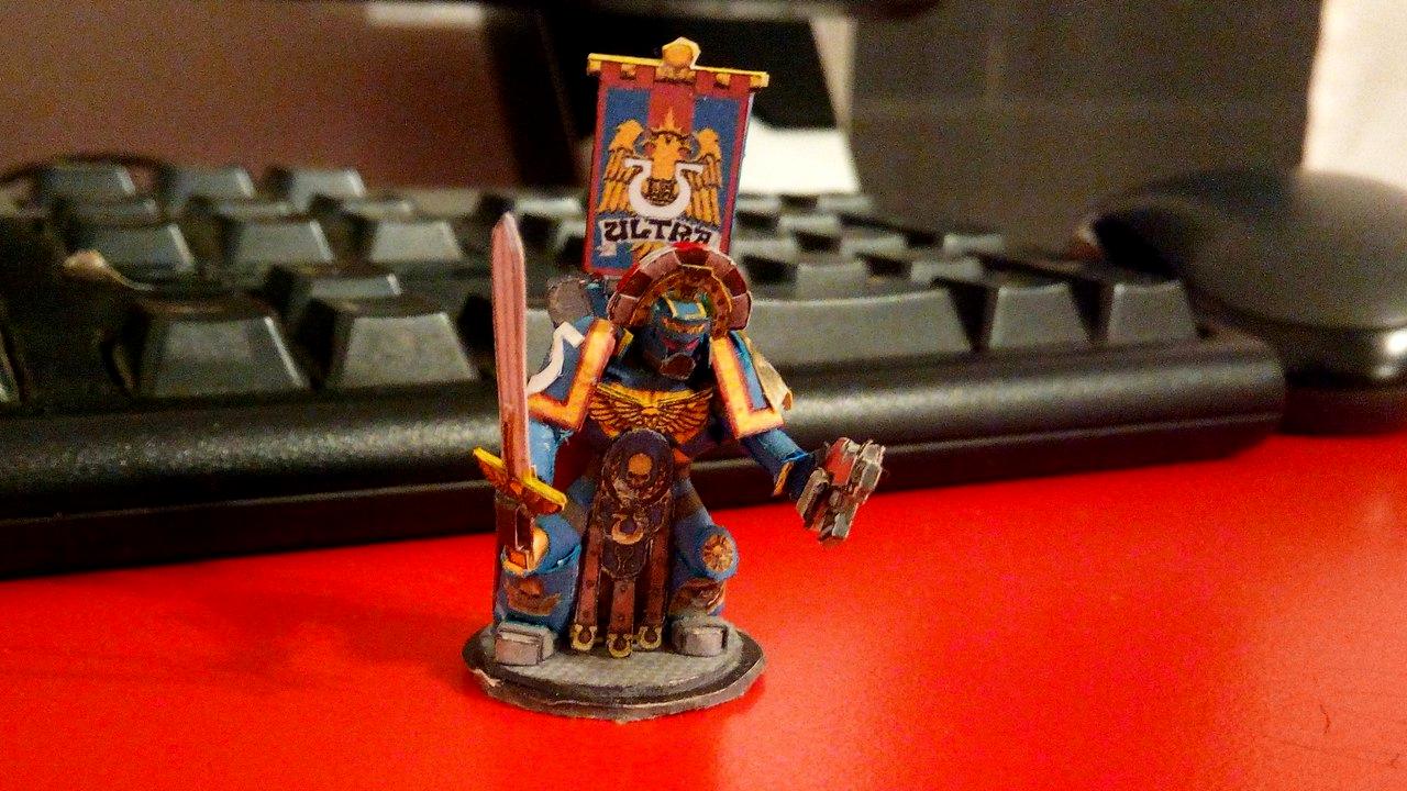 Papercraft, Space Marines, Ultramarines, Warhammer 40,000