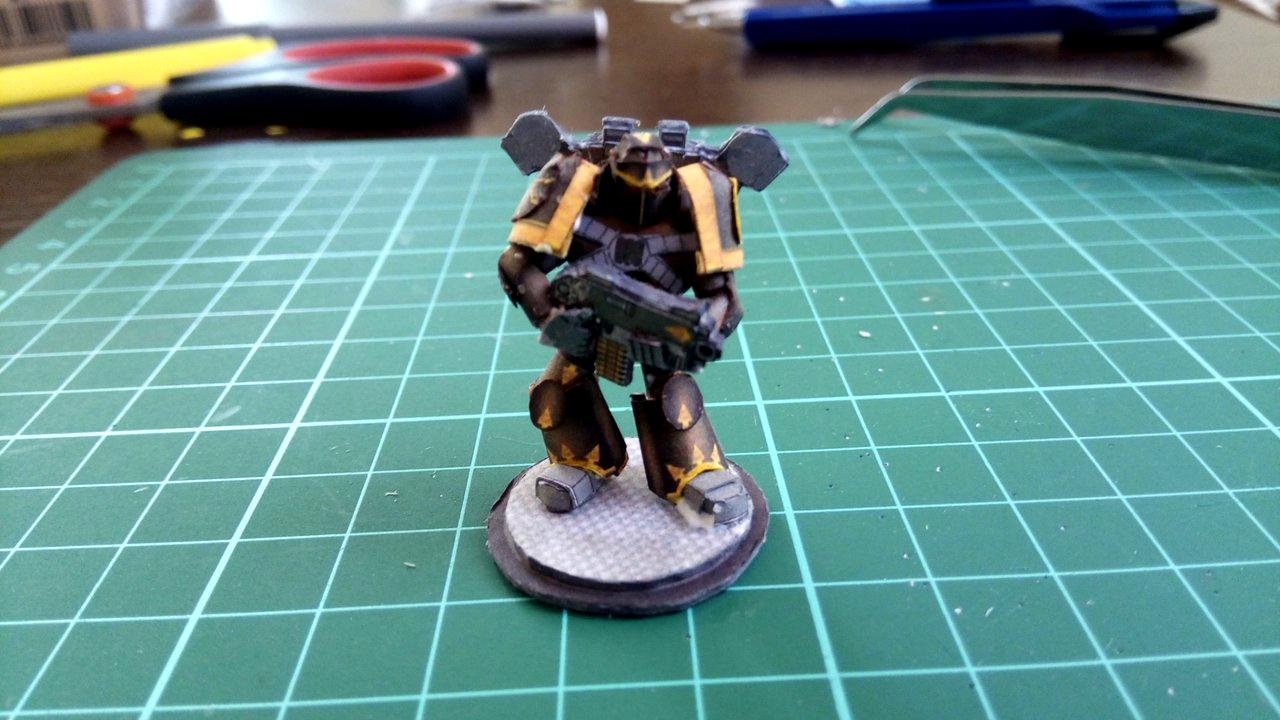 Chaos Space Marines, Papercraft, Warhammer 40,000, Word Bearers