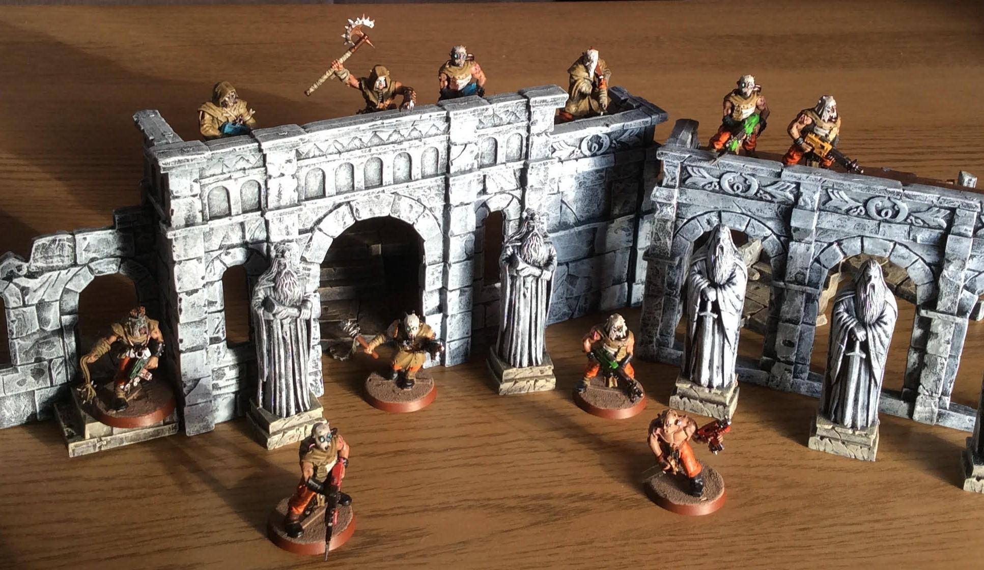 Chaos, Cults, Middle Earth, Osgiliath, Ruins, Sandstone