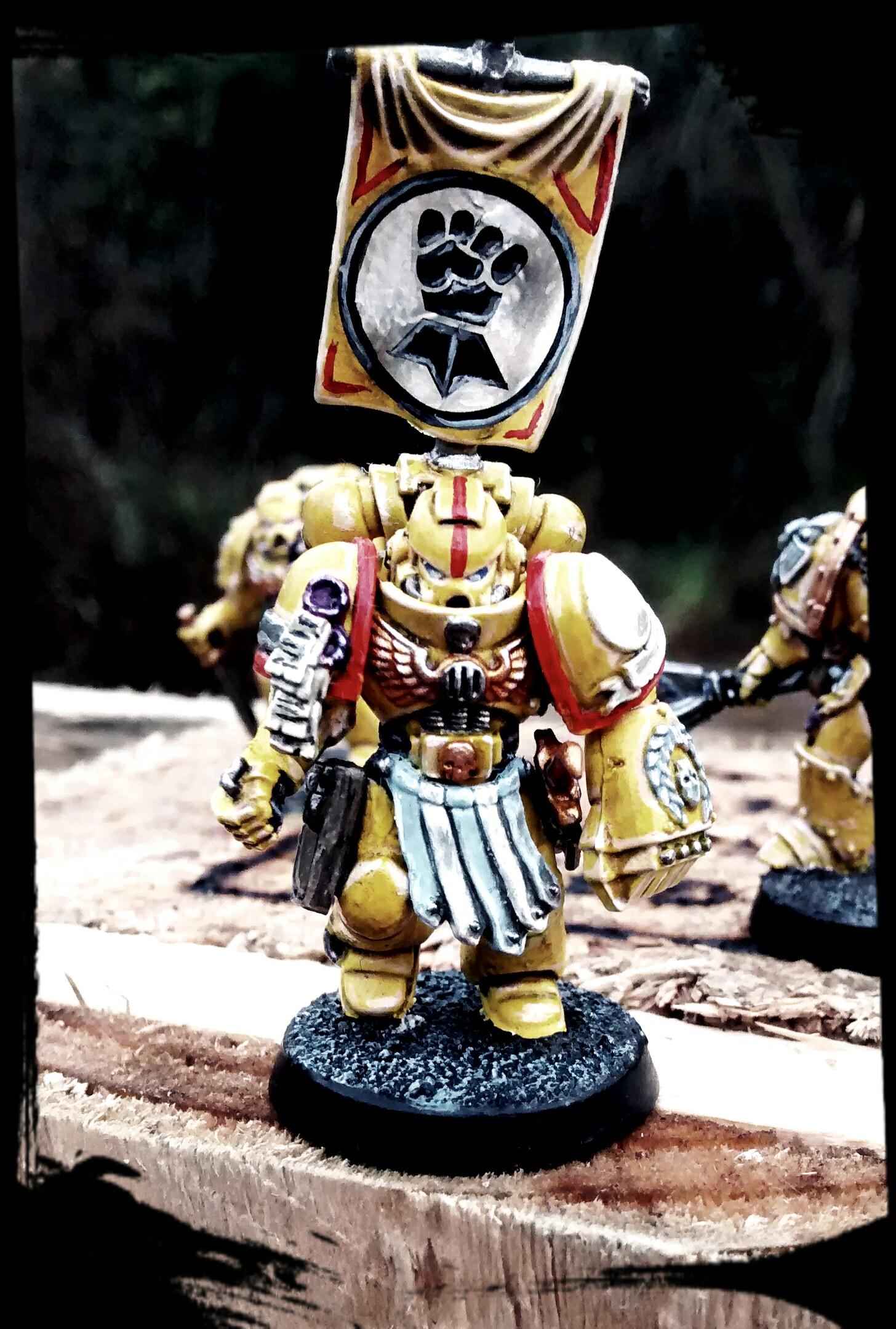 Imperial Fists, Space Marine Captain, Space Marines