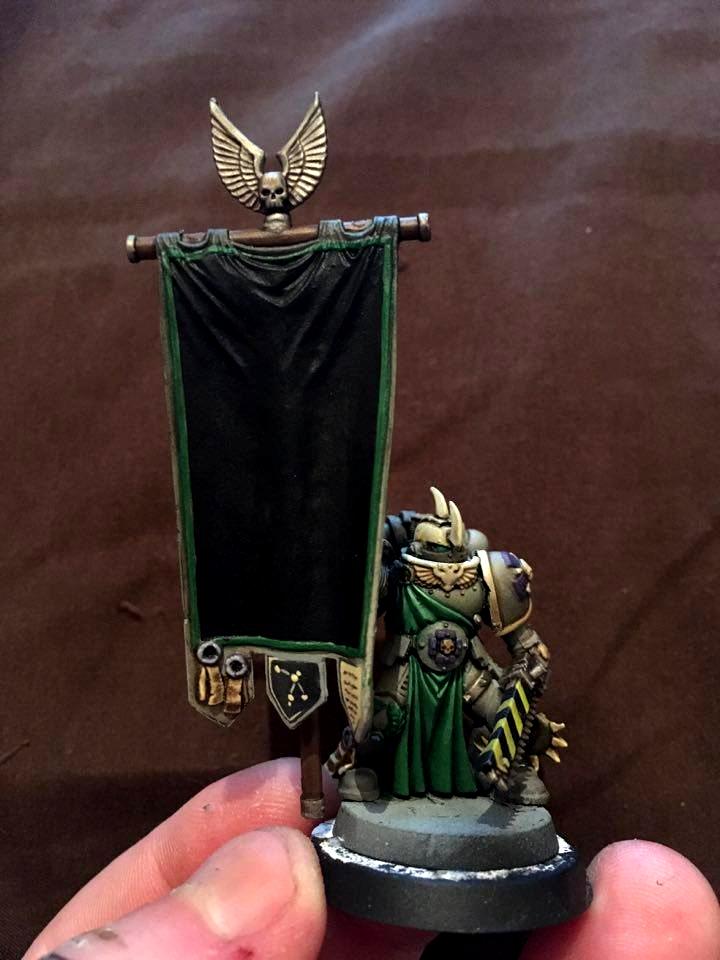 Space Marines, Ranako Wekesa, Icon Bearer of the Rhinocerotidae Astra (Progress #2)