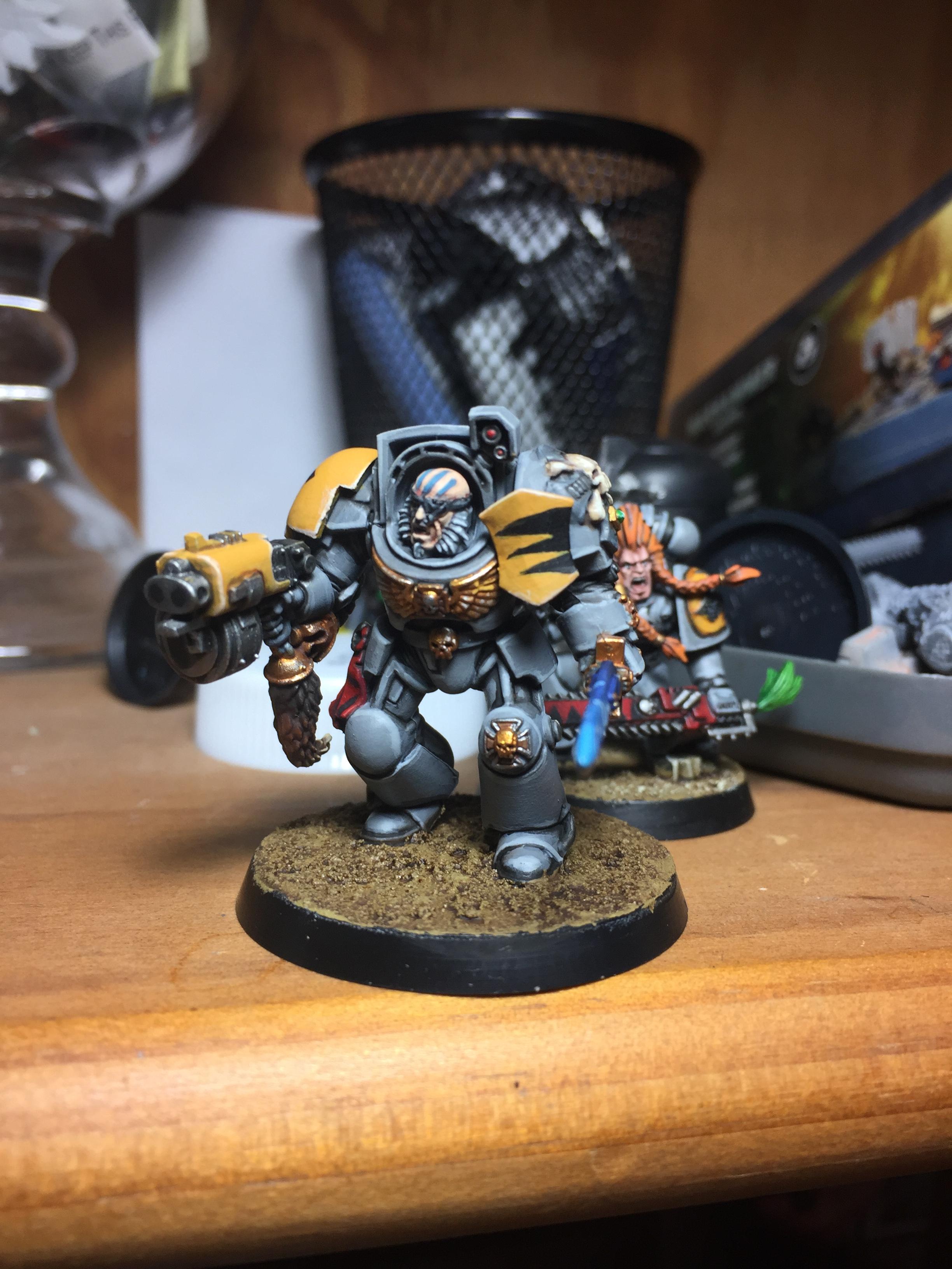 Face Paint, Space Wolves, Terminator Armor, Wolfguard
