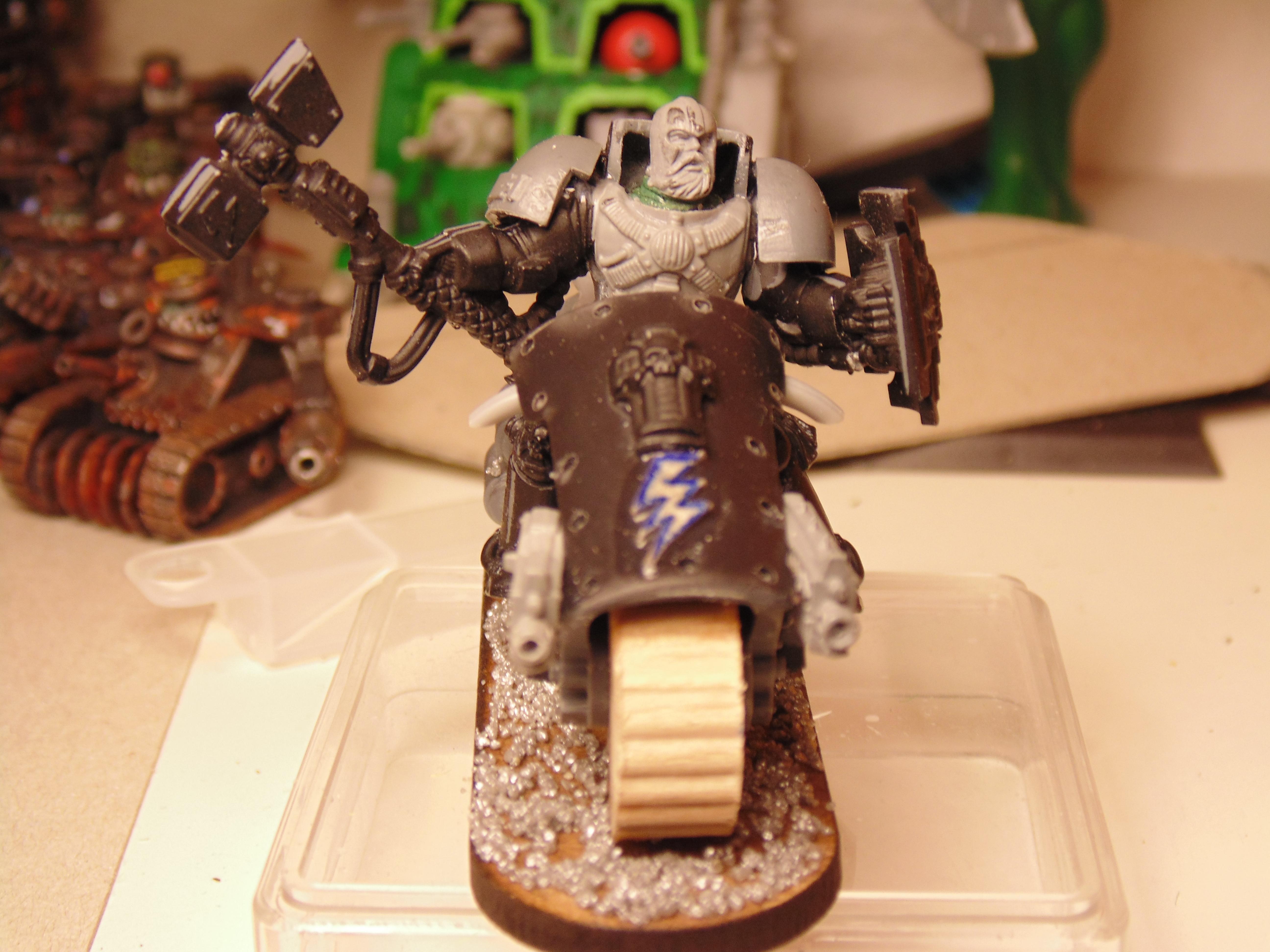 Army, Attack, Big, Bike, Blood, Chaplain, Conversion, Dreadnought, Epistolarii, Huge, Old, Painting, Scars, School, Test, Trike, Trikes, White, Work In Progress, Ws