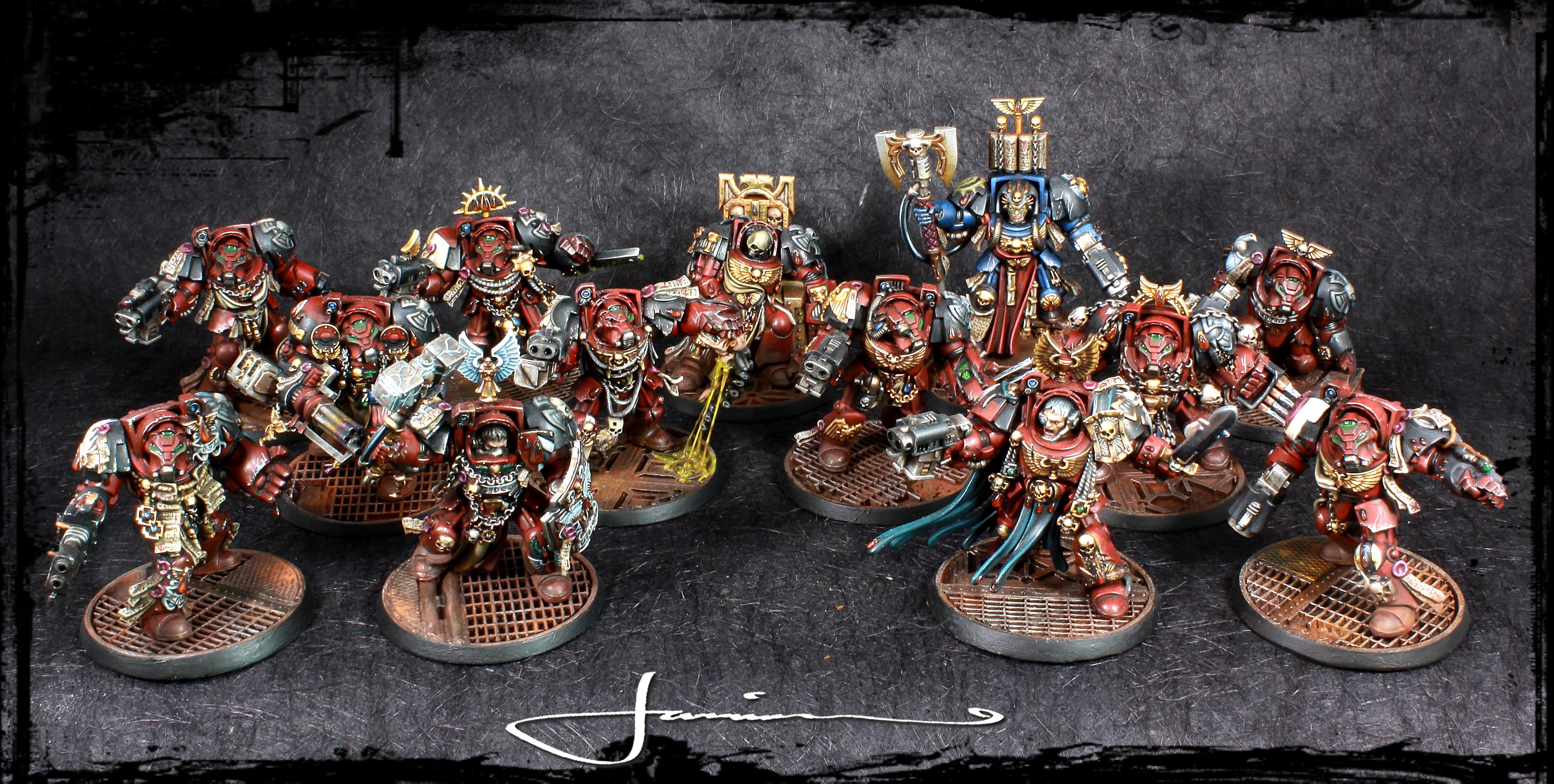 Blood Angels, Space Hulk, Terminator Armor, Warhammer 40,000