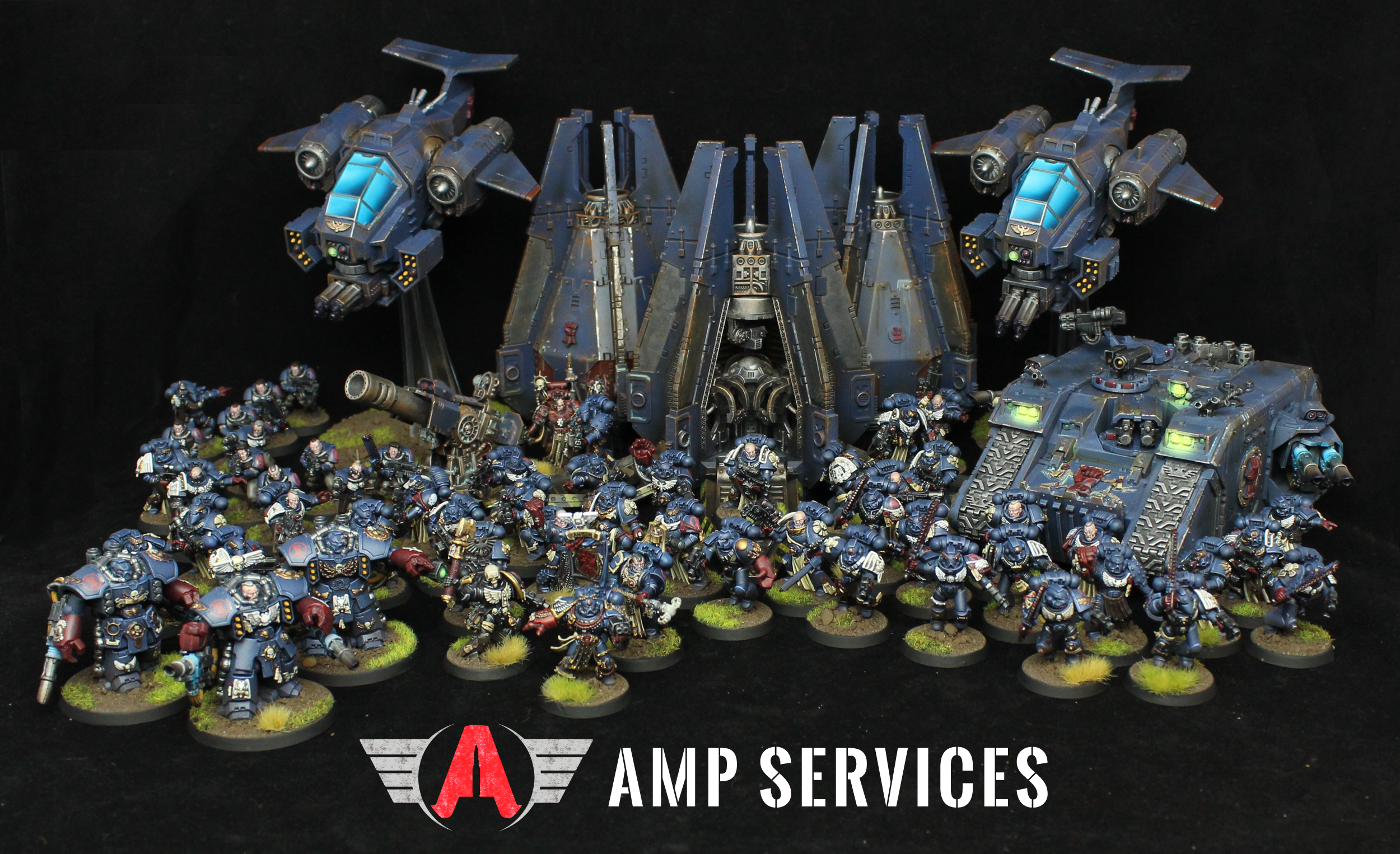 Brush 4 Hire, Crimson Fists, Space Marines, The Armed Painter, Warhammer 40,000