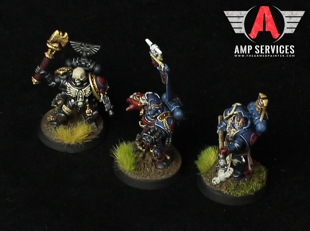 Brush 4 Hire, Crimson Fists, Space Marines, The Armed Painter, Warhammer 40,000