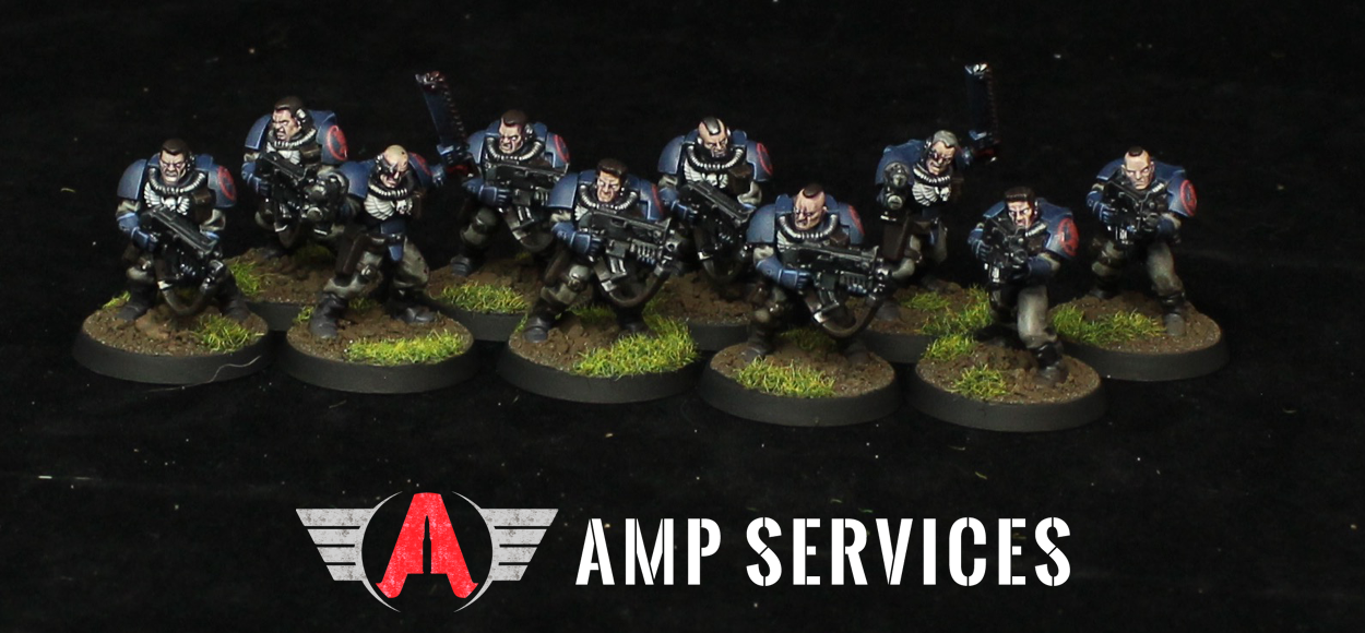 Brush 4 Hire, Crimson Fists, Space Marines, The Armed Painter, Warhammer 40,000