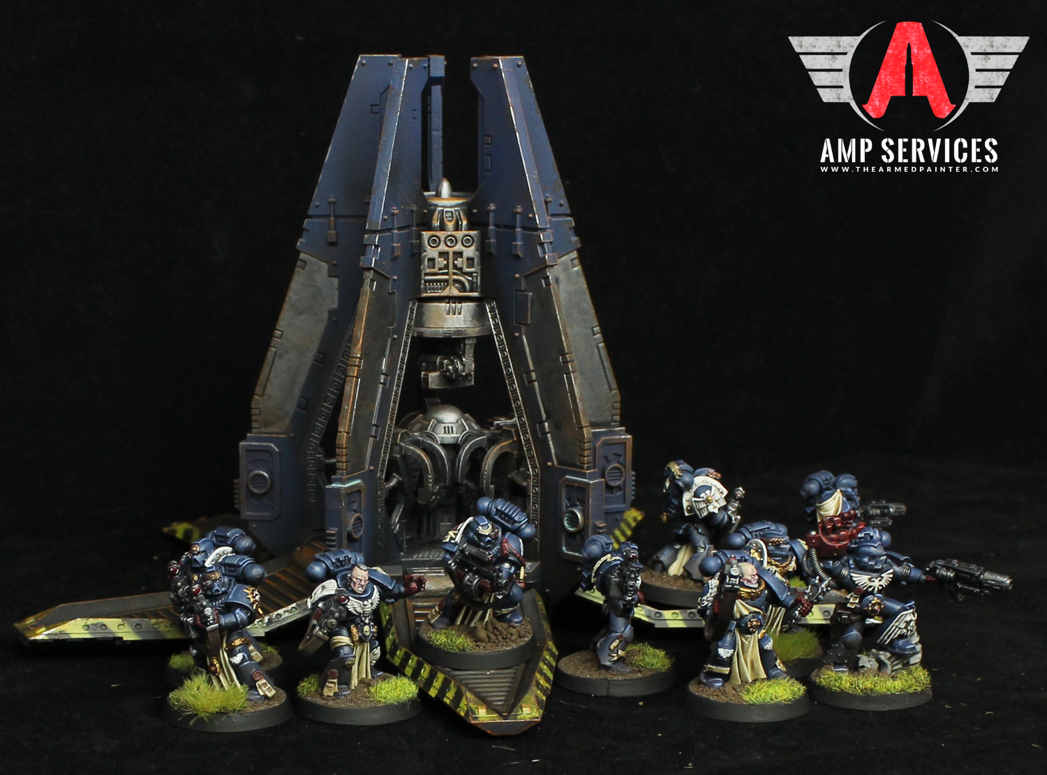 Brush 4 Hire, Crimson Fists, Space Marines, The Armed Painter, Warhammer 40,000