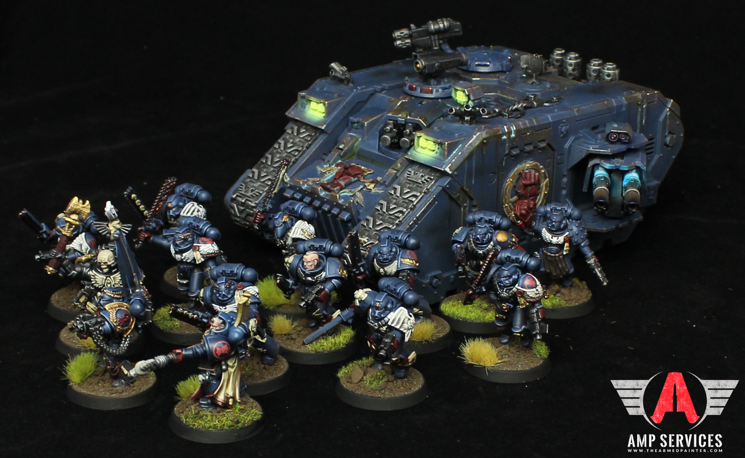 Brush 4 Hire, Crimson Fists, Space Marines, The Armed Painter, Warhammer 40,000