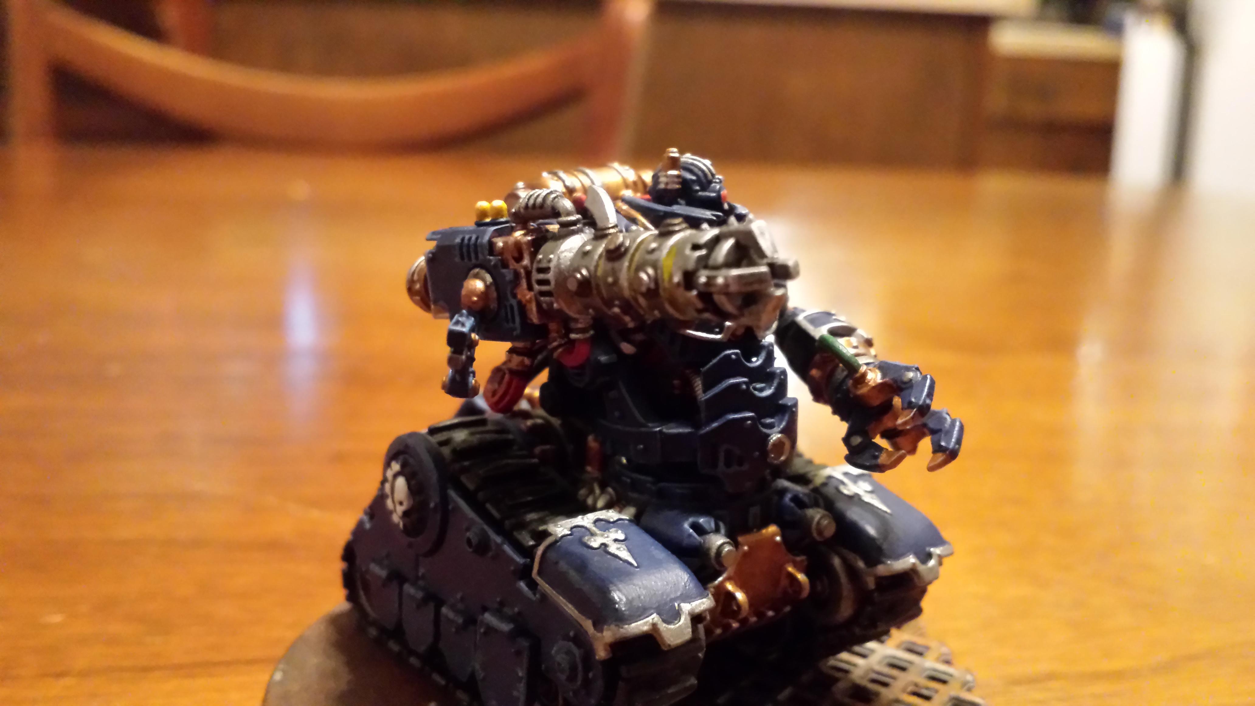 Adeptus Mechanicus, Battle, Blue, Cult Mechanicus, Hydraulic Claw, Kataphron, Kataphron Battle Servitors, Konor, Servitors, Torsion Cannon