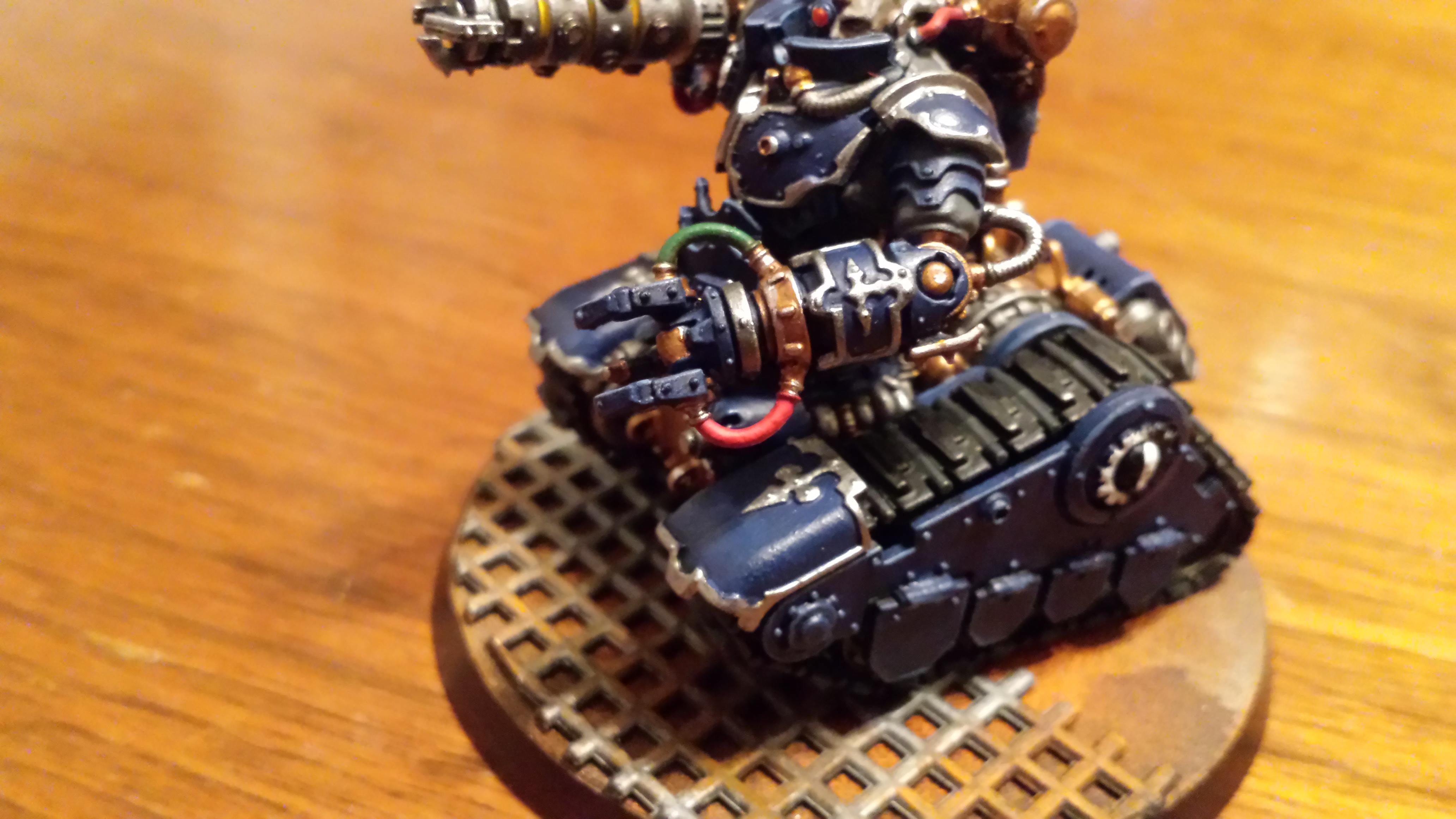 Adeptus Mechanicus, Battle, Blue, Cult Mechanicus, Hydraulic Claw, Kataphron, Kataphron Battle Servitors, Konor, Servitors, Torsion Cannon