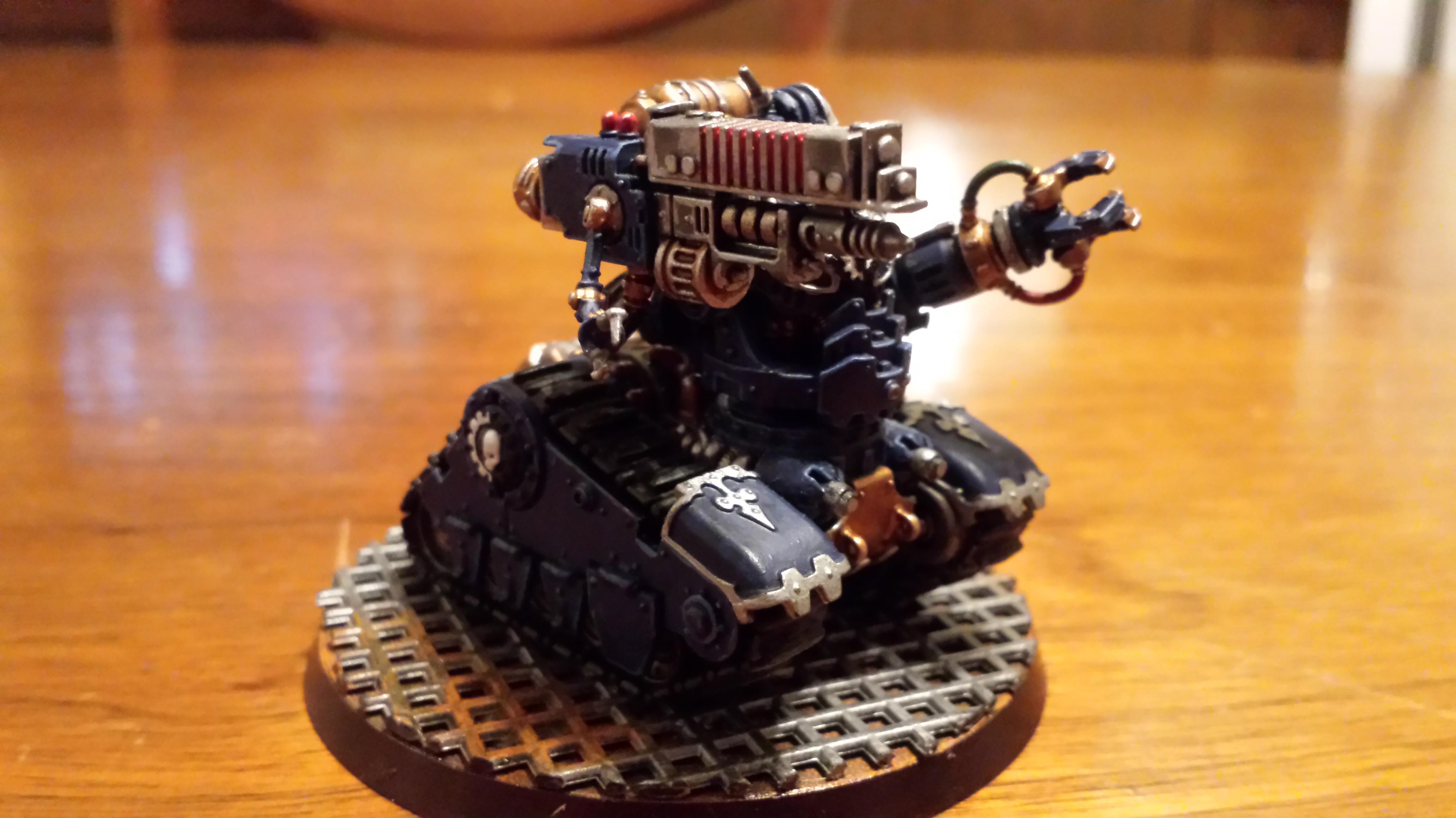 Adeptus Mechanicus, Battle, Blue, Cult Mechanicus, Heavy Arc Rifle, Hydraulic Claw, Kataphron, Kataphron Battle Servitors, Konor, Servitors