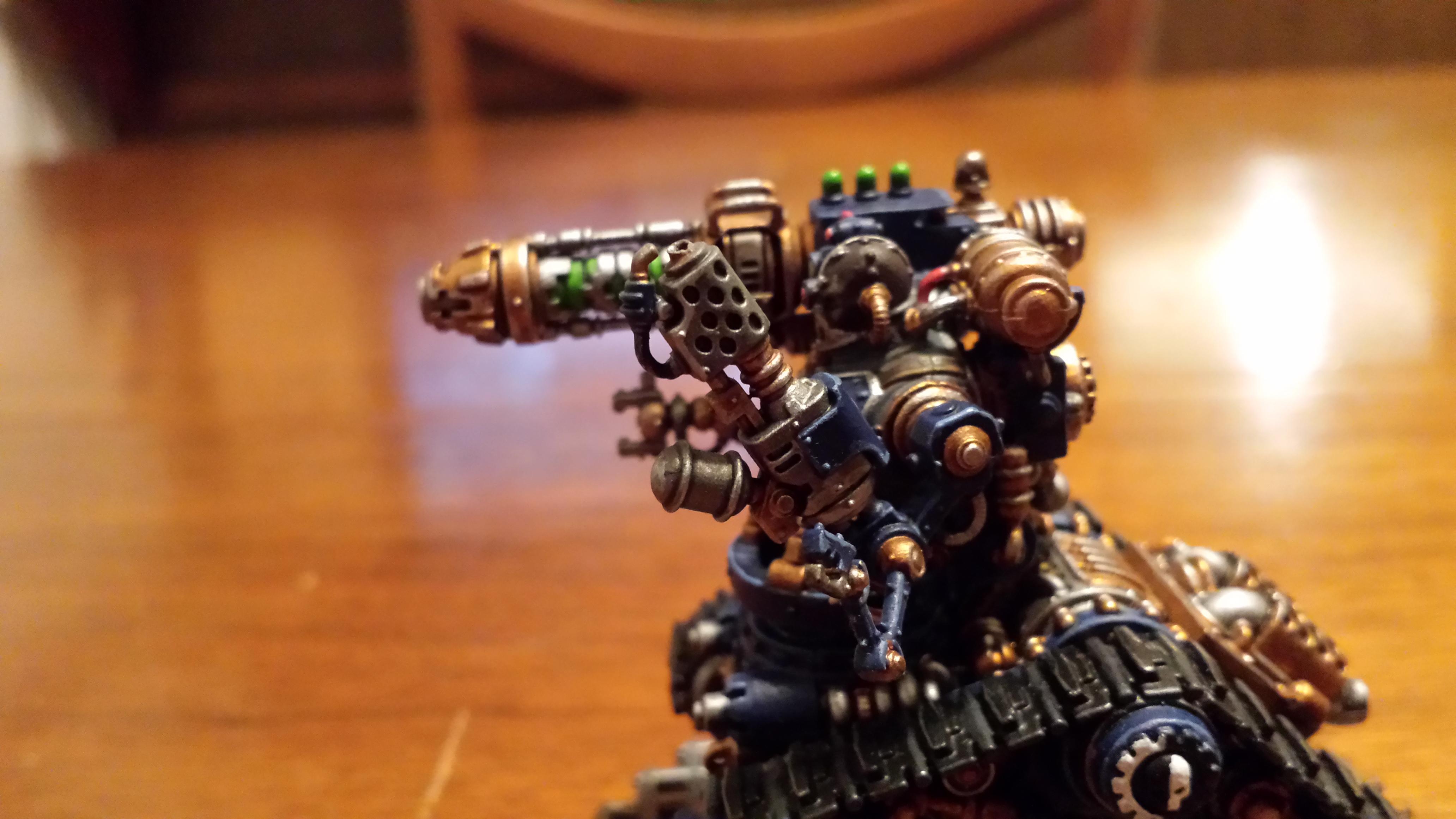 Adeptus Mechanicus, Battle, Blue, Cognis Flamer, Cult Mechanicus, Heavy Grav-cannon, Kataphron, Kataphron Battle Servitors, Konor, Servitors