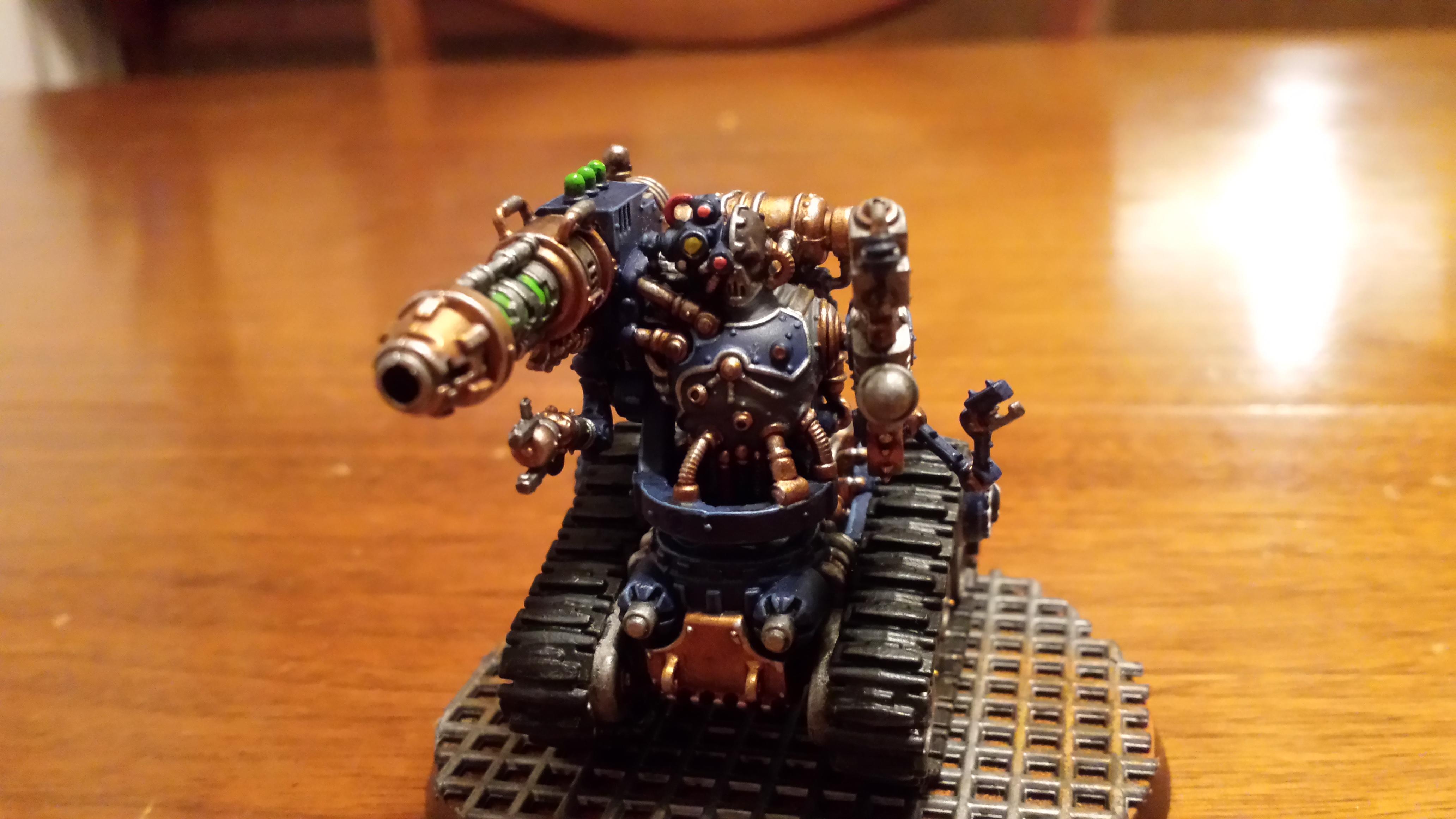 Adeptus Mechanicus, Battle, Blue, Cognis Flamer, Cult Mechanicus, Heavy Grav-cannon, Kataphron, Kataphron Battle Servitors, Konor, Servitors