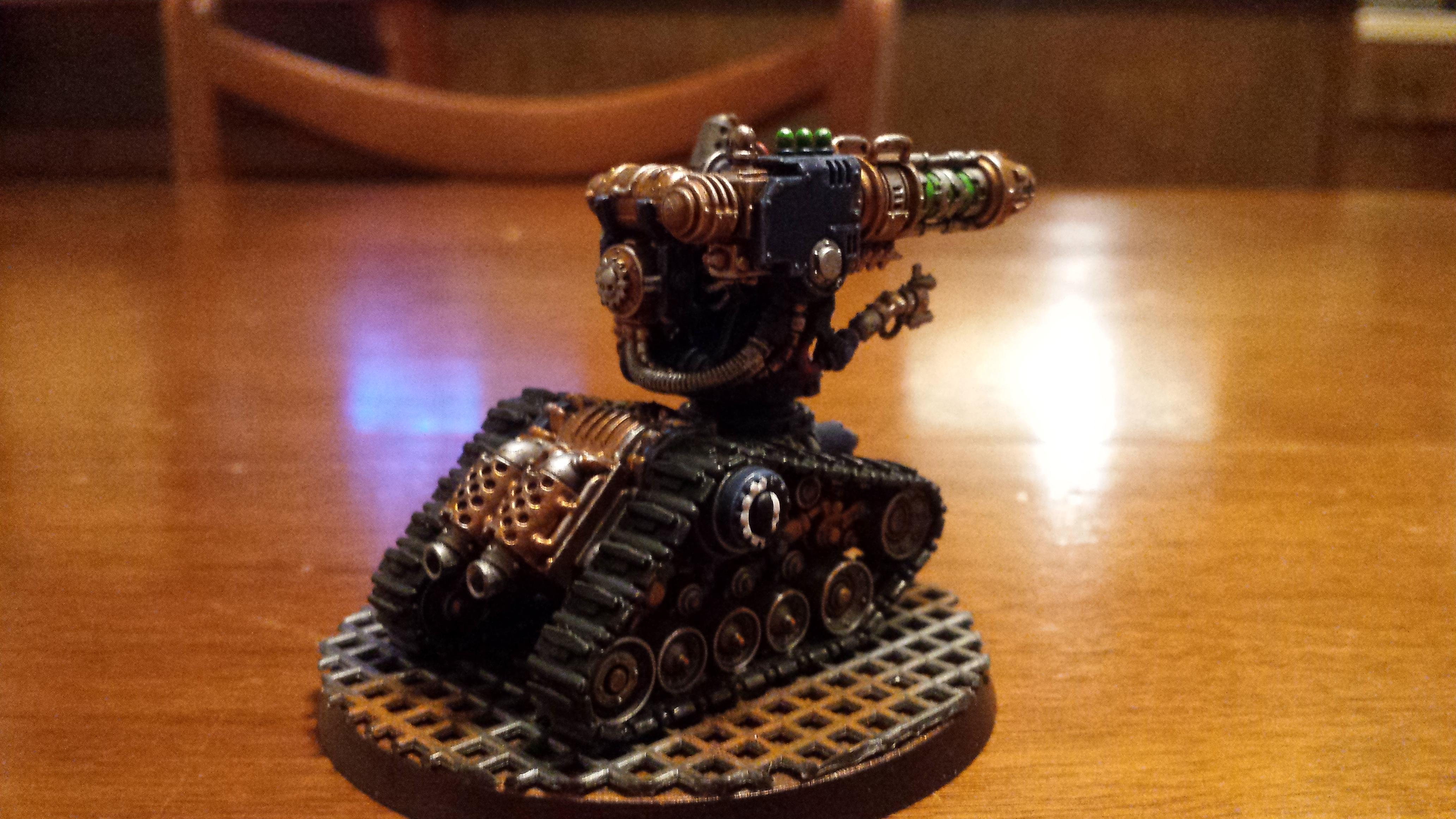 Adeptus Mechanicus, Battle, Blue, Cognis Flamer, Cult Mechanicus, Heavy Grav-cannon, Kataphron, Kataphron Battle Servitors, Konor, Servitors