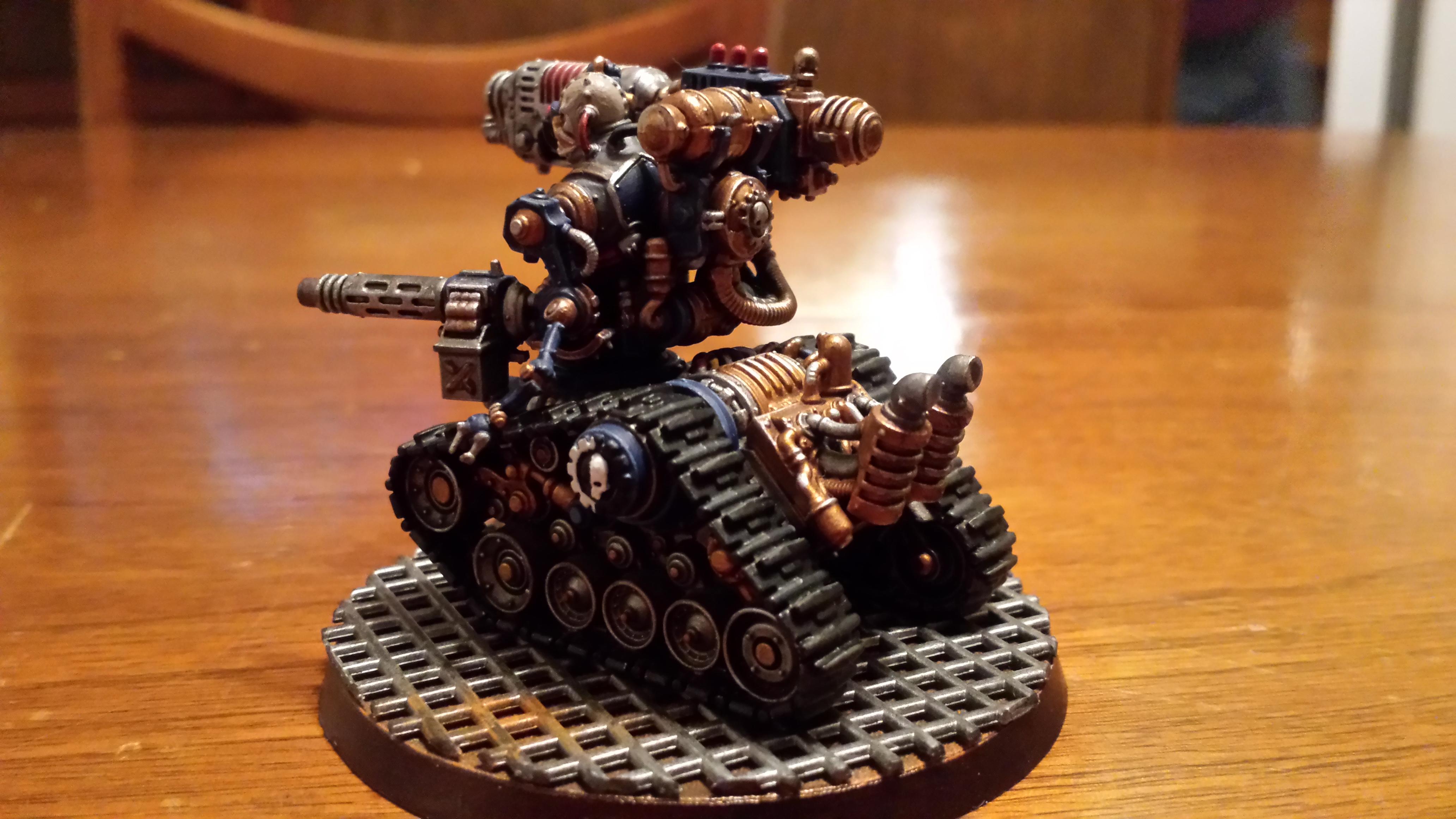 Adeptus Mechanicus, Battle, Blue, Cult Mechanicus, Kataphron, Kataphron Battle Servitors, Konor, Phosphor Blaster, Plasma Culverin, Servitors