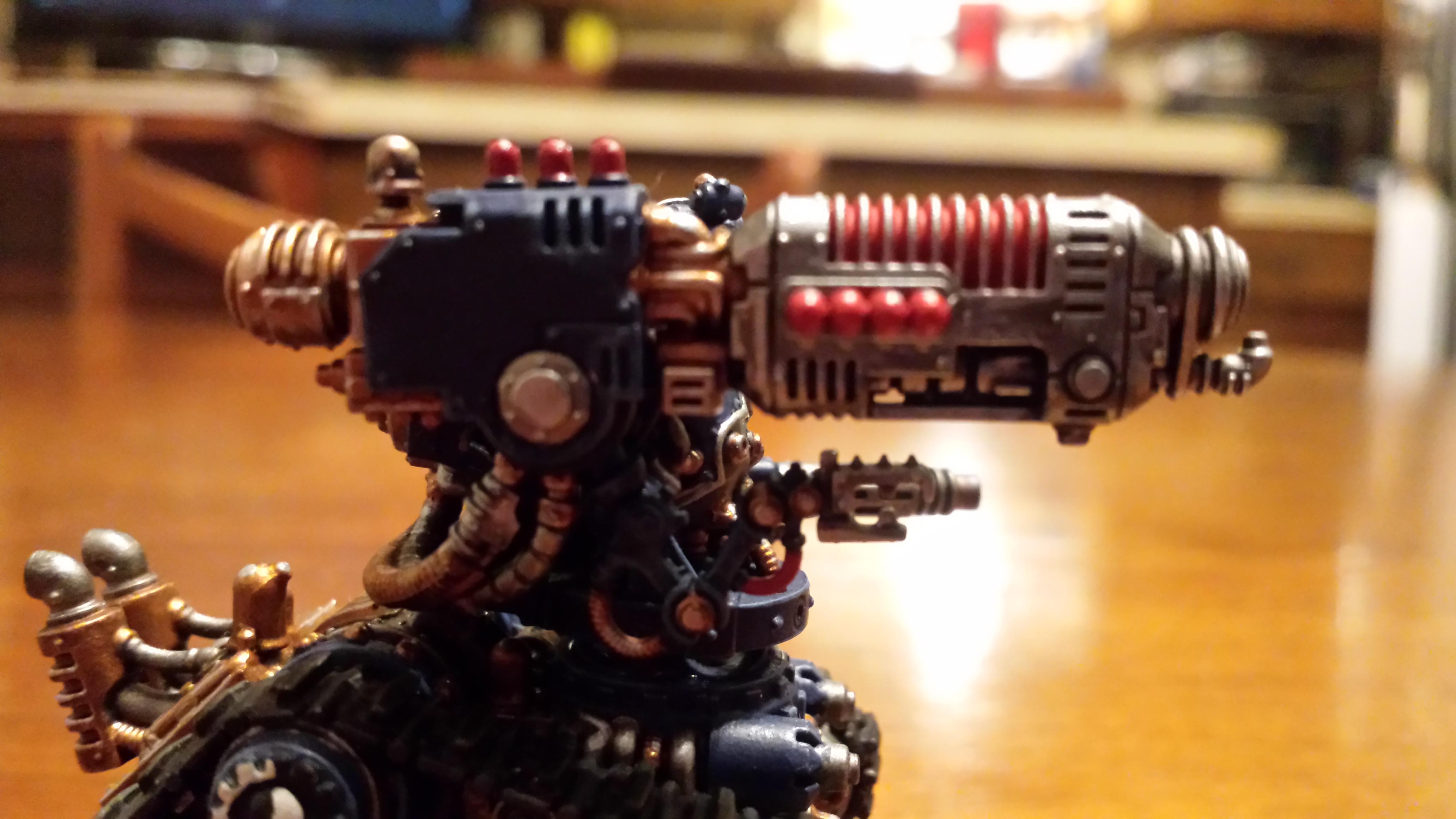 Adeptus Mechanicus, Battle, Blue, Cult Mechanicus, Kataphron, Kataphron Battle Servitors, Konor, Phosphor Blaster, Plasma Culverin, Servitors