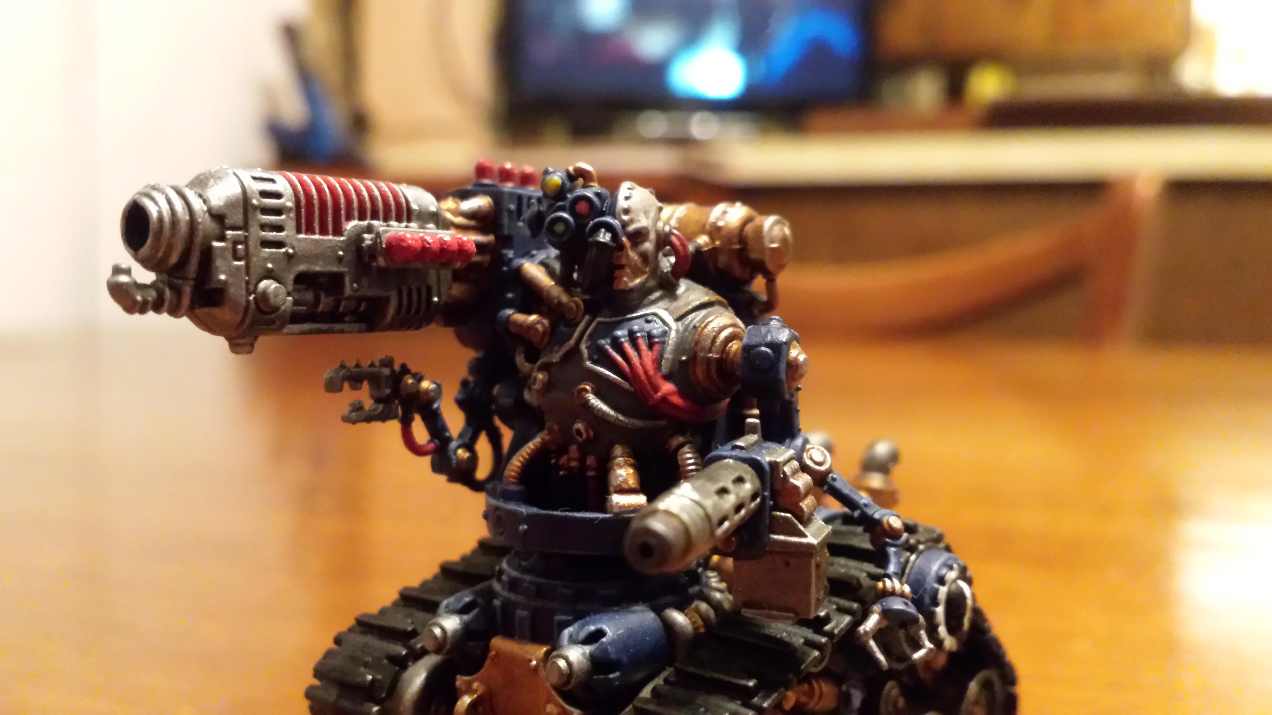 Adeptus Mechanicus, Battle, Blue, Cult Mechanicus, Kataphron, Kataphron Battle Servitors, Konor, Phosphor Blaster, Plasma Culverin, Servitors