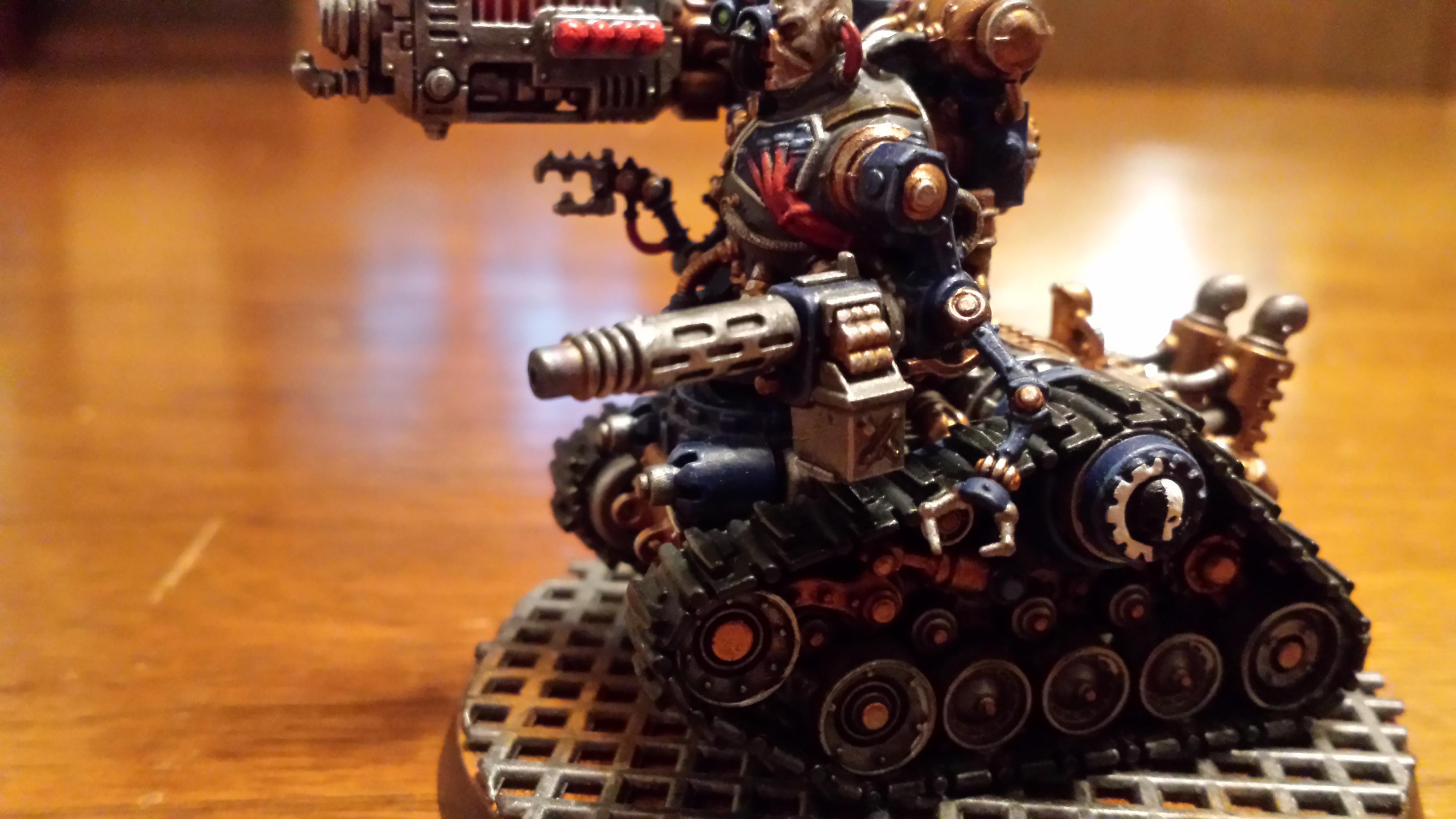 Adeptus Mechanicus, Battle, Blue, Cult Mechanicus, Kataphron, Kataphron Battle Servitors, Konor, Phosphor Blaster, Plasma Culverin, Servitors