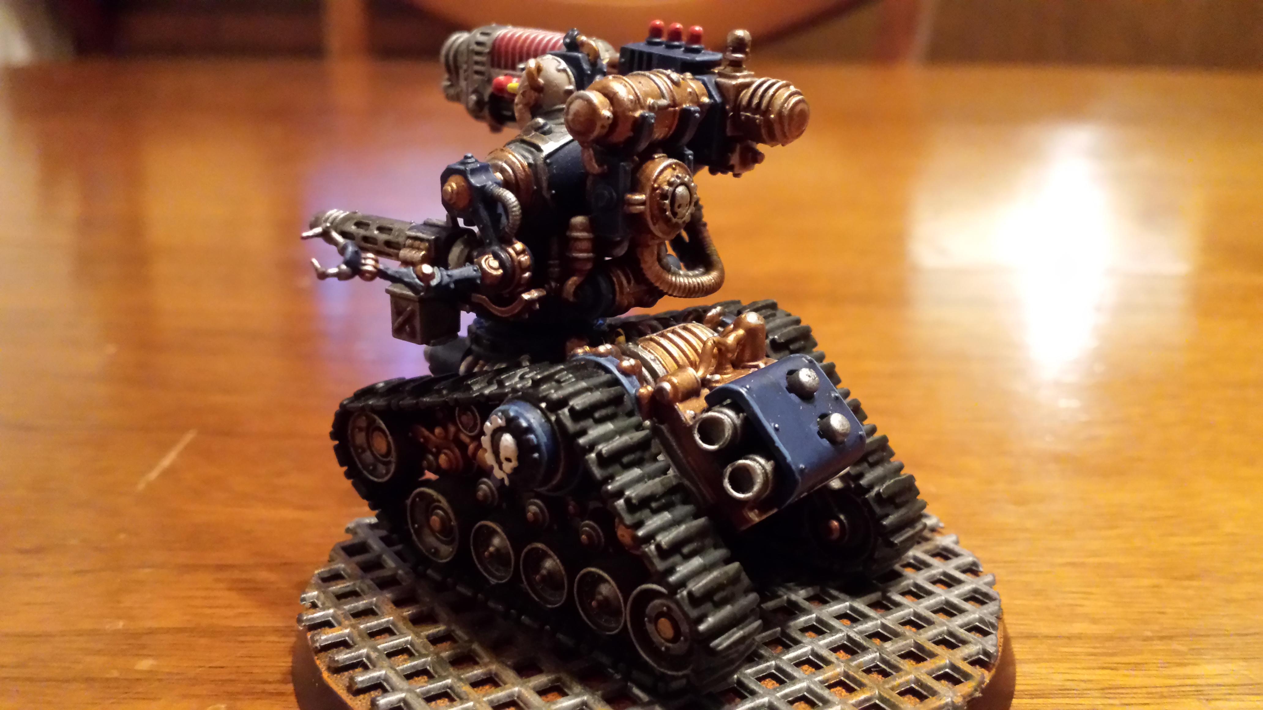 Adeptus Mechanicus, Battle, Blue, Cult Mechanicus, Kataphron, Kataphron Battle Servitors, Konor, Phosphor Blaster, Plasma Culverin, Servitors
