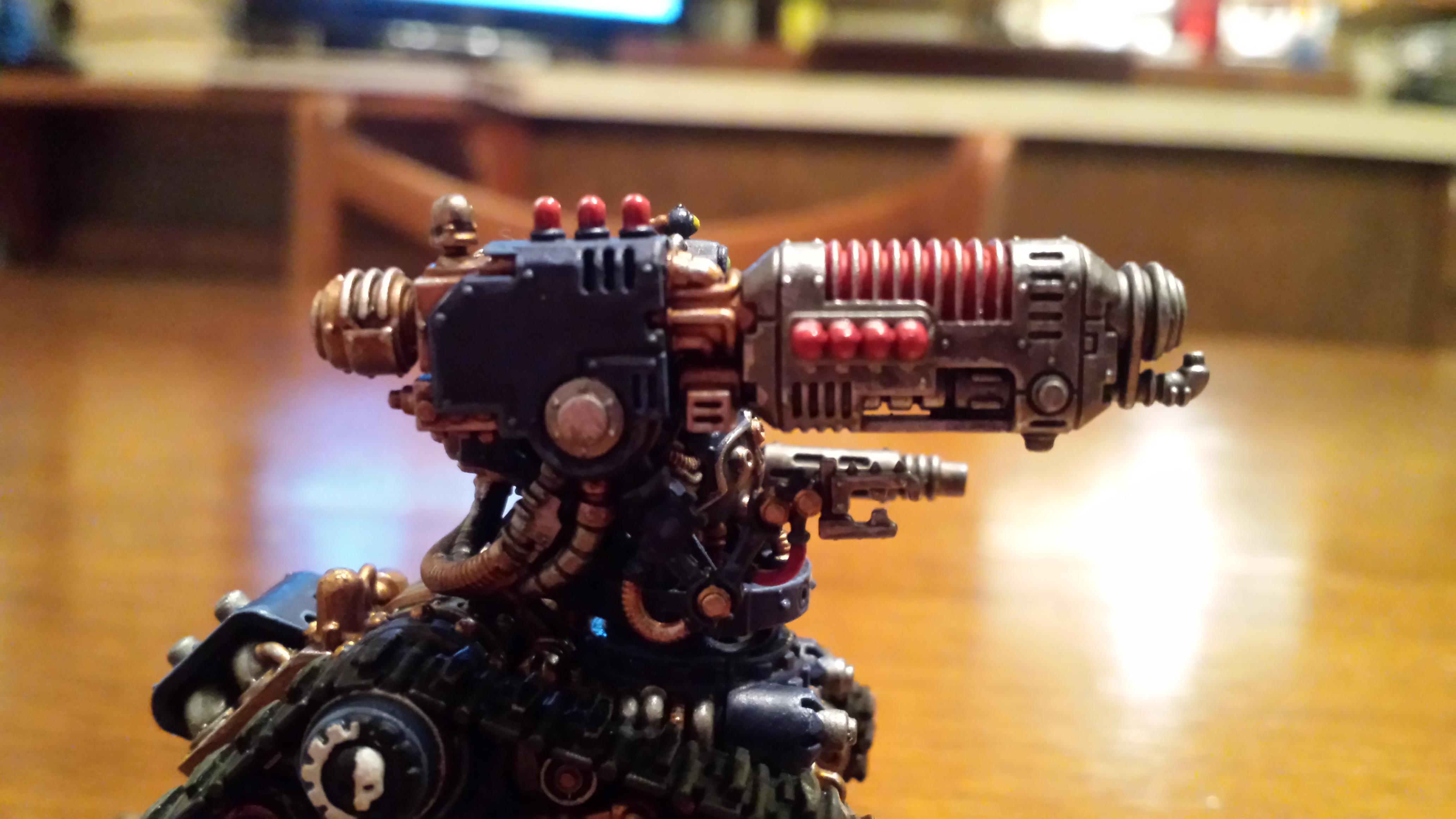 Adeptus Mechanicus, Battle, Blue, Cult Mechanicus, Kataphron, Kataphron Battle Servitors, Konor, Phosphor Blaster, Plasma Culverin, Servitors