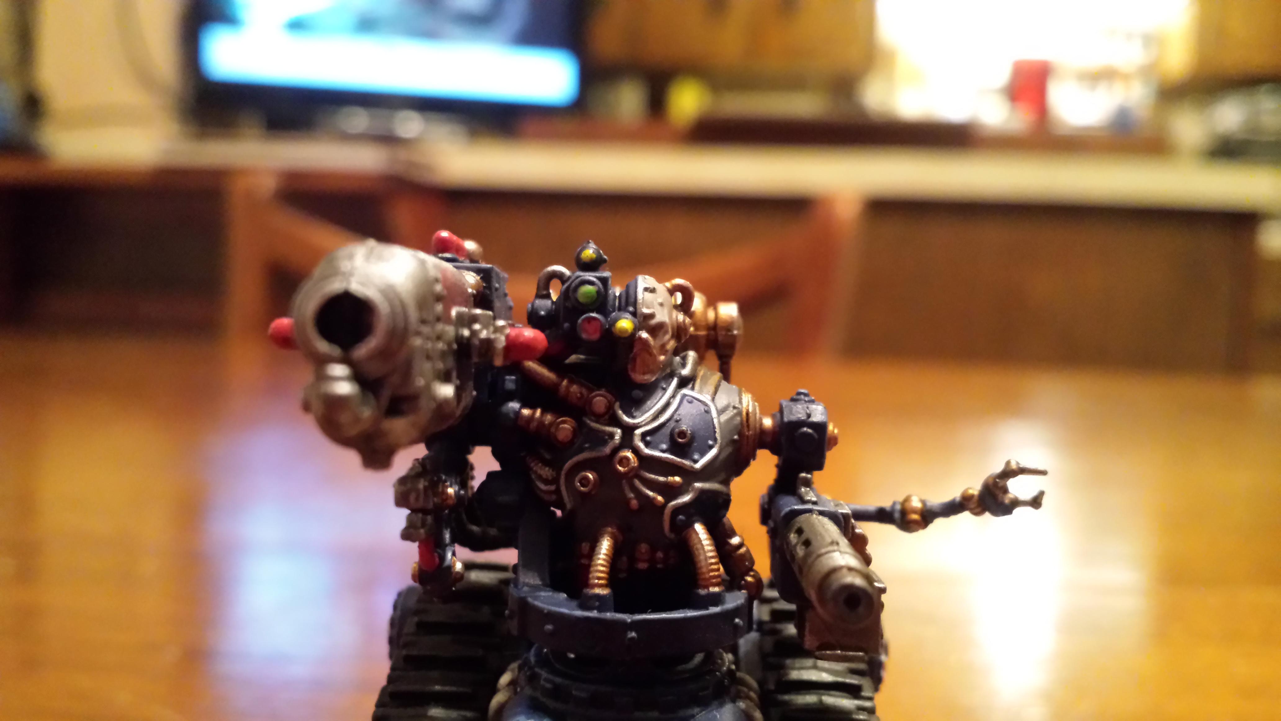 Adeptus Mechanicus, Battle, Blue, Cult Mechanicus, Kataphron, Kataphron Battle Servitors, Konor, Phosphor Blaster, Plasma Culverin, Servitors