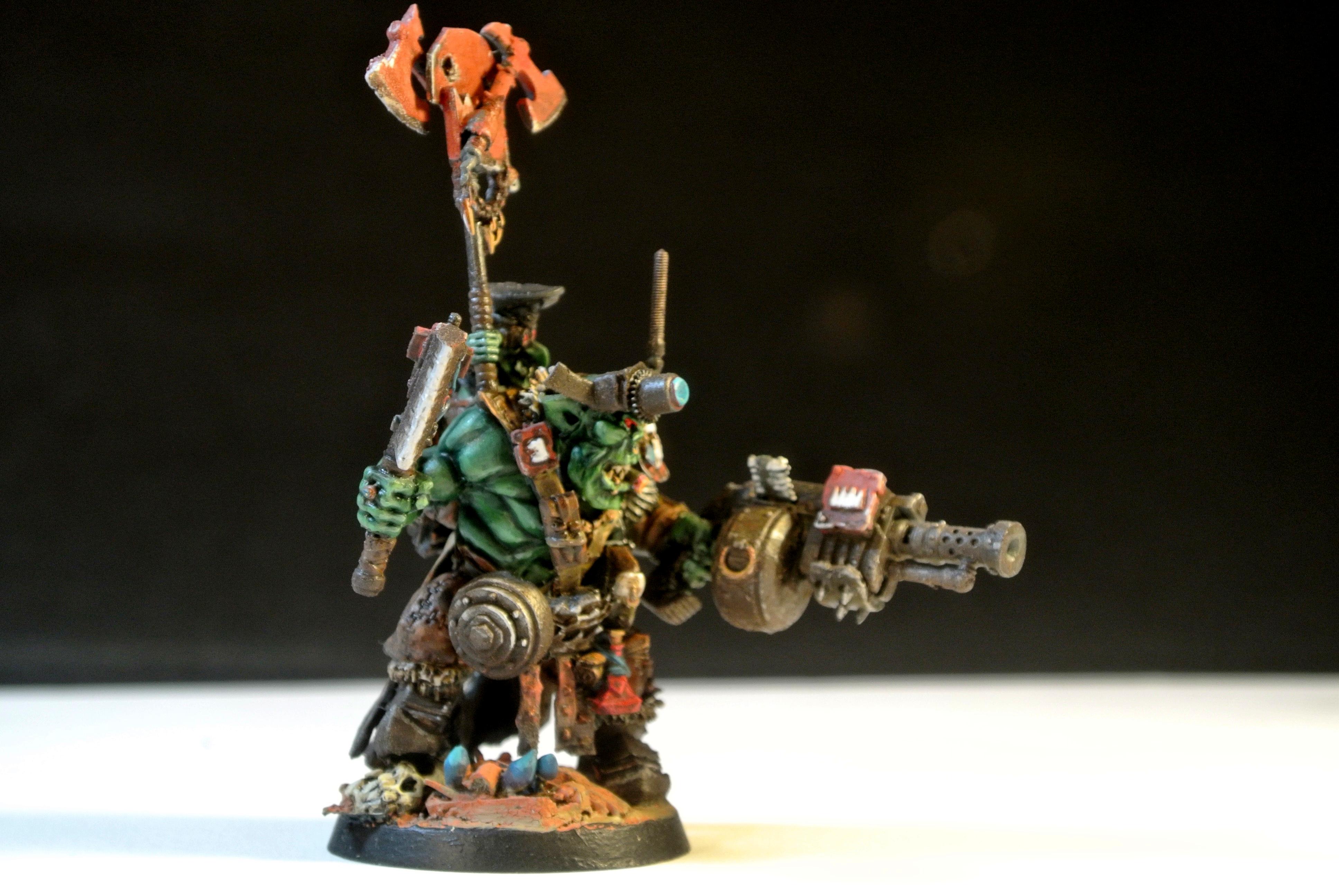blood axe Ork Kommando warboss