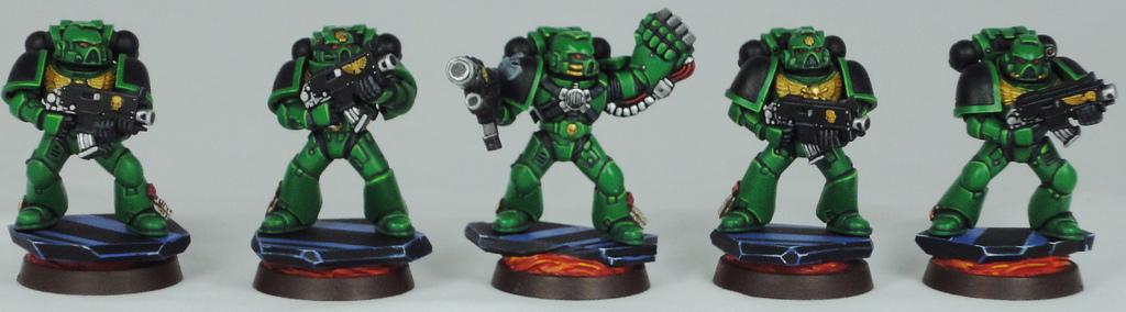 Combat Squad, Lava, Salamanders, Space Marines