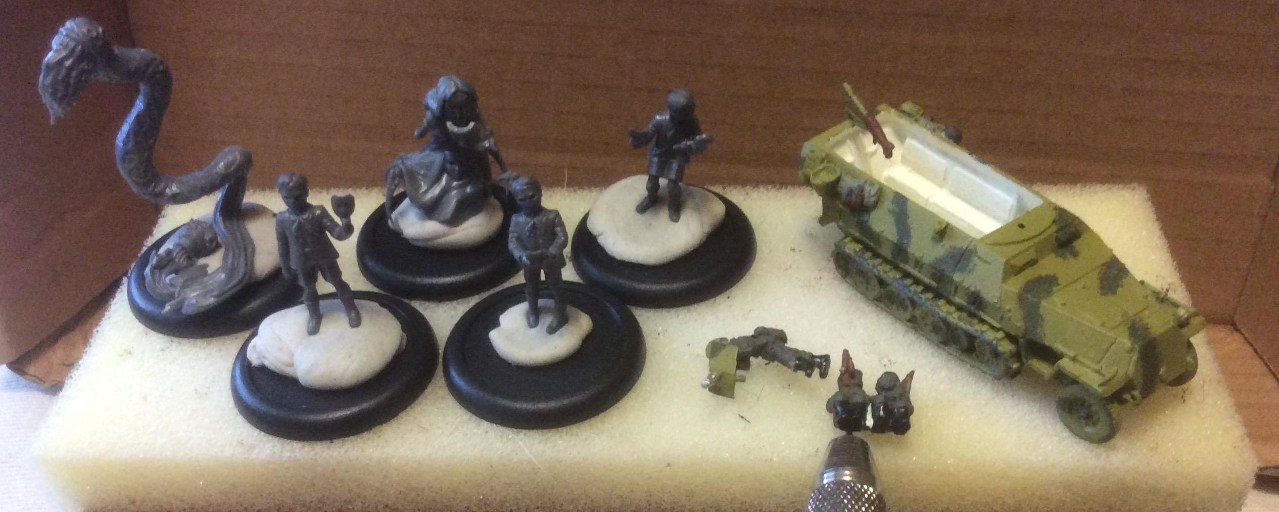 Flames Of War, Germans, Malifaux, Neverborn, Work In Progress