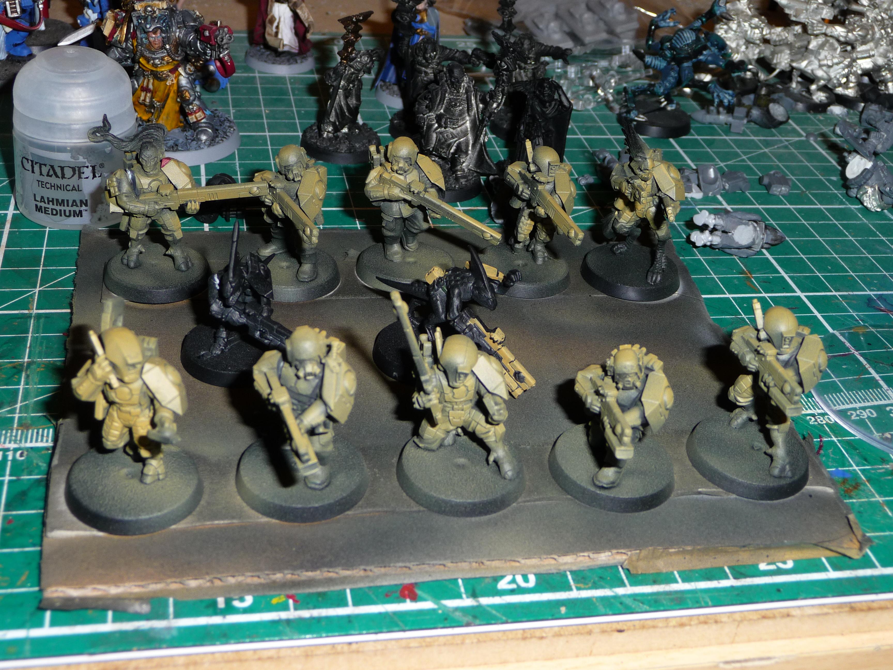 Conversion, Fire Warriors, Gue've'sa, Kroot, Tau