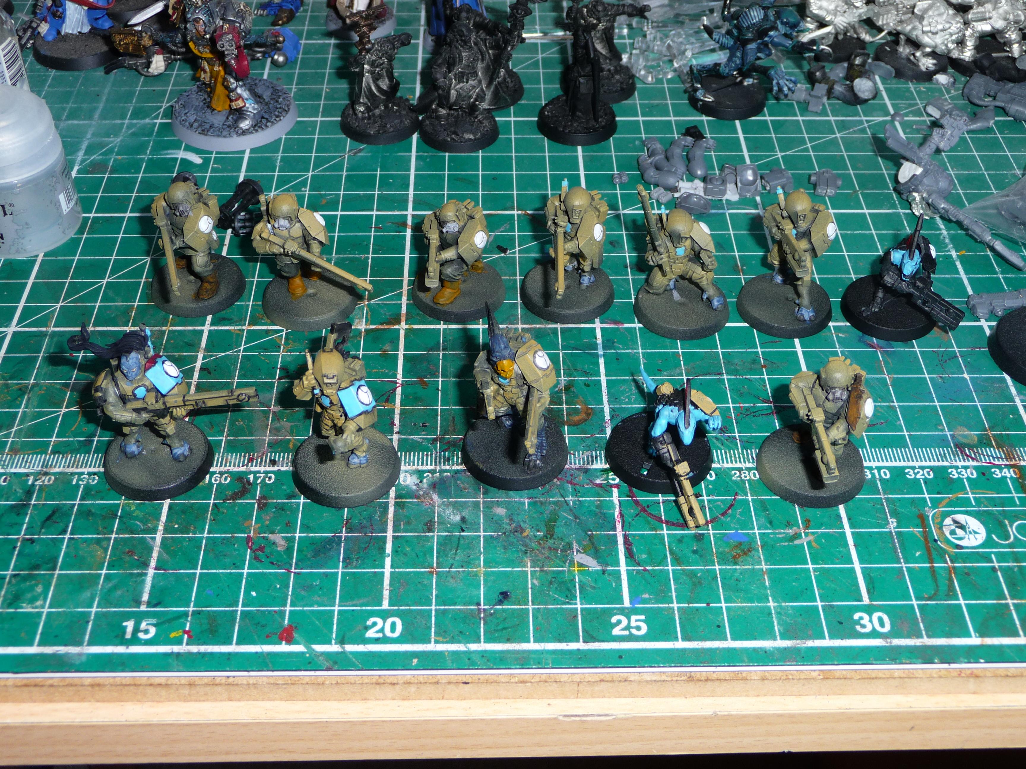 Conversion, Fire Warriors, Gue've'sa, Kroot, Tau